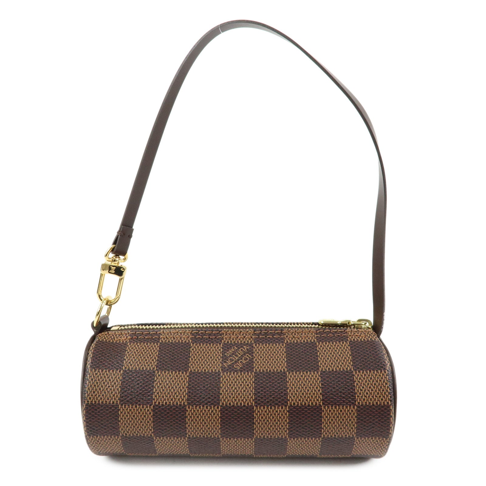 Louis Vuitton Damier Ebene Papillon 30 Hand Bag Brown N51303