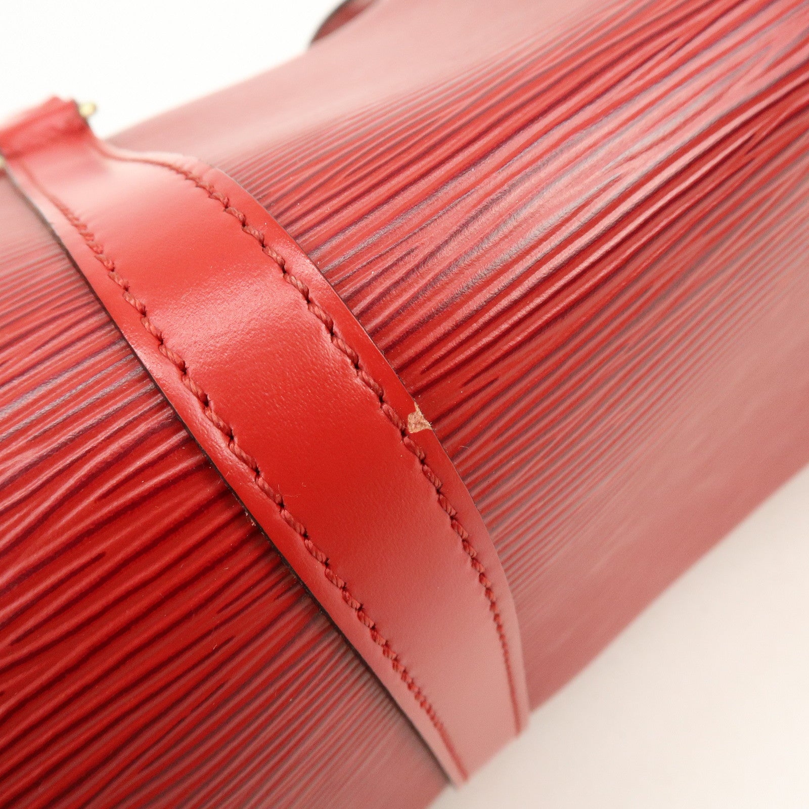 Louis Vuitton Epi Soufflot Hand Bag Castillian Red M52227