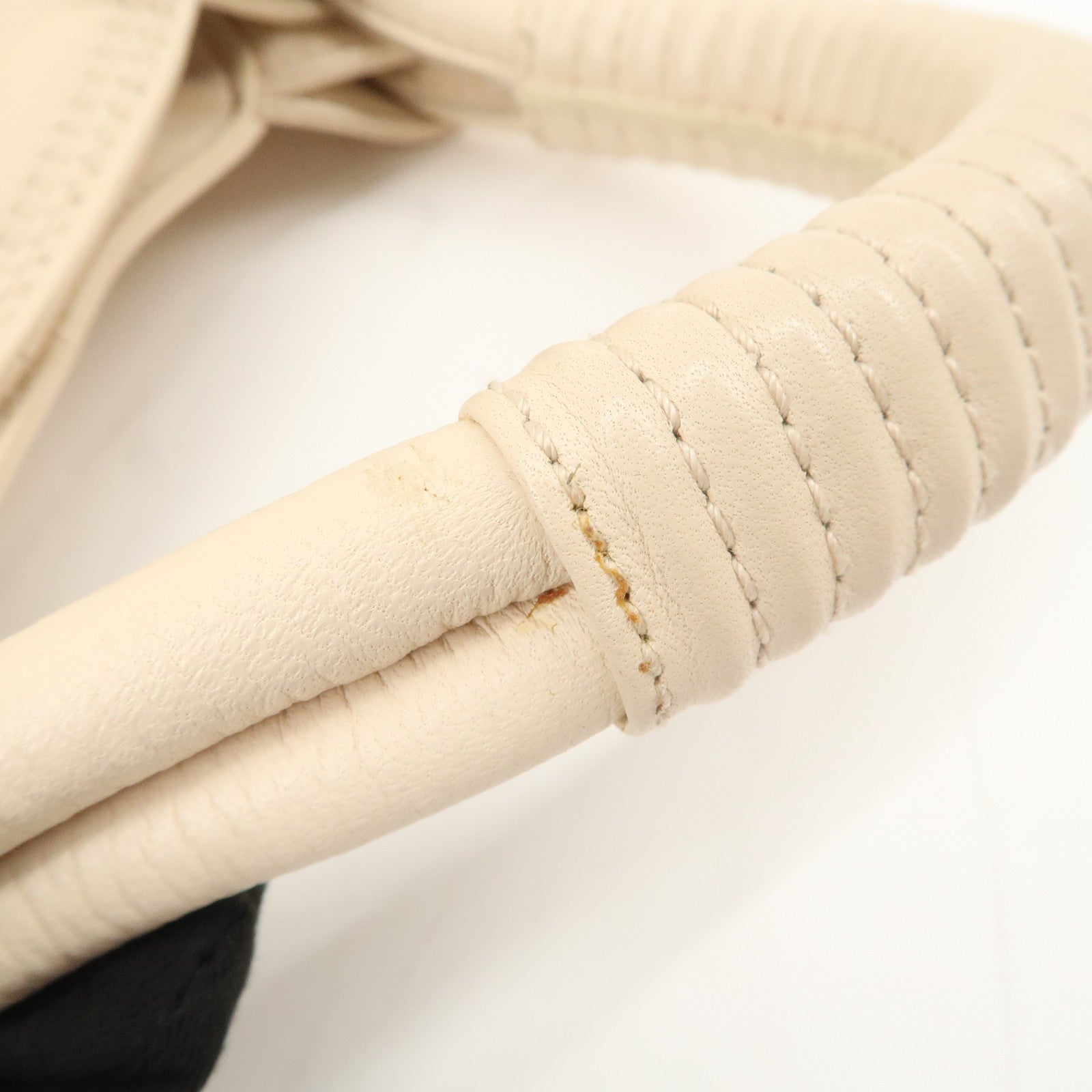 LOEWE Anagram Nappa Aire Leather Hand Bag Shoulder Bag Light Beige