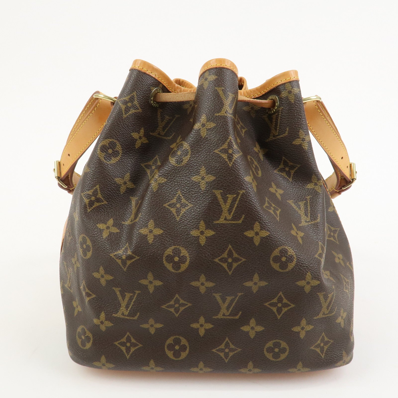 Louis Vuitton Monogram Petit Noe Shoulder Bag Brown M42226