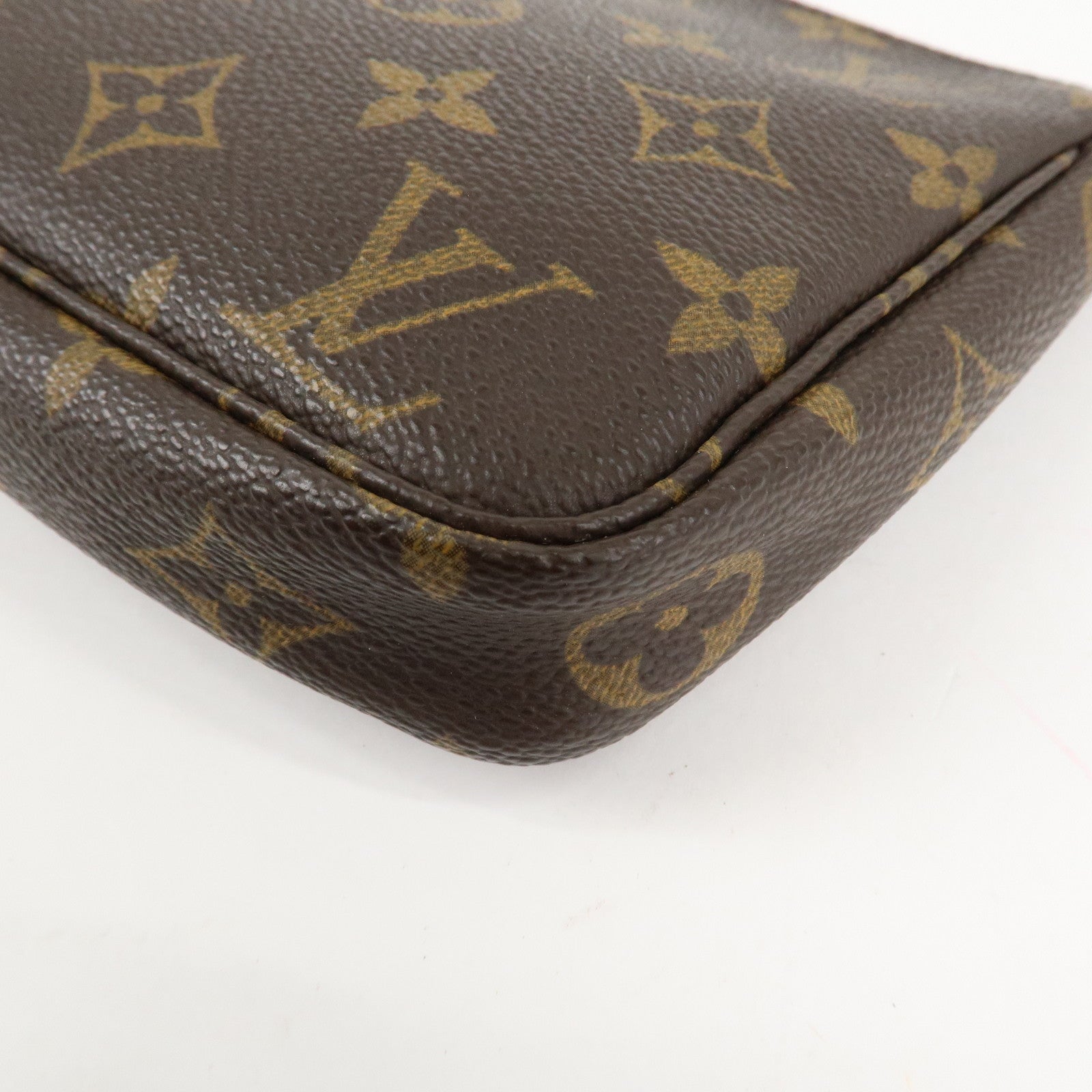 Louis Vuitton Monogram Pochette Accessoires Pouch Brown M51980 Used
