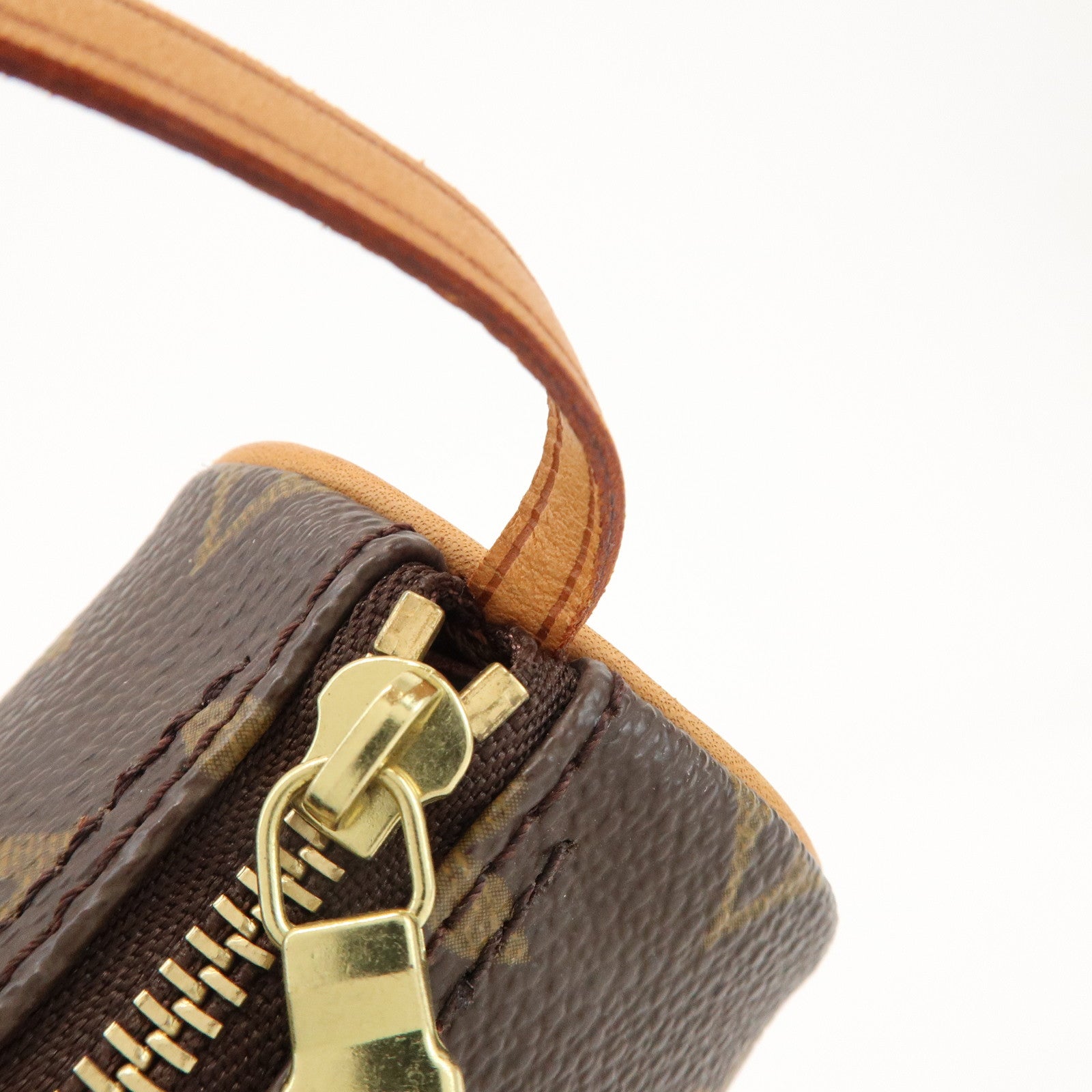 Louis Vuitton Monogram Mini Pouch for Papillon Bag Brown