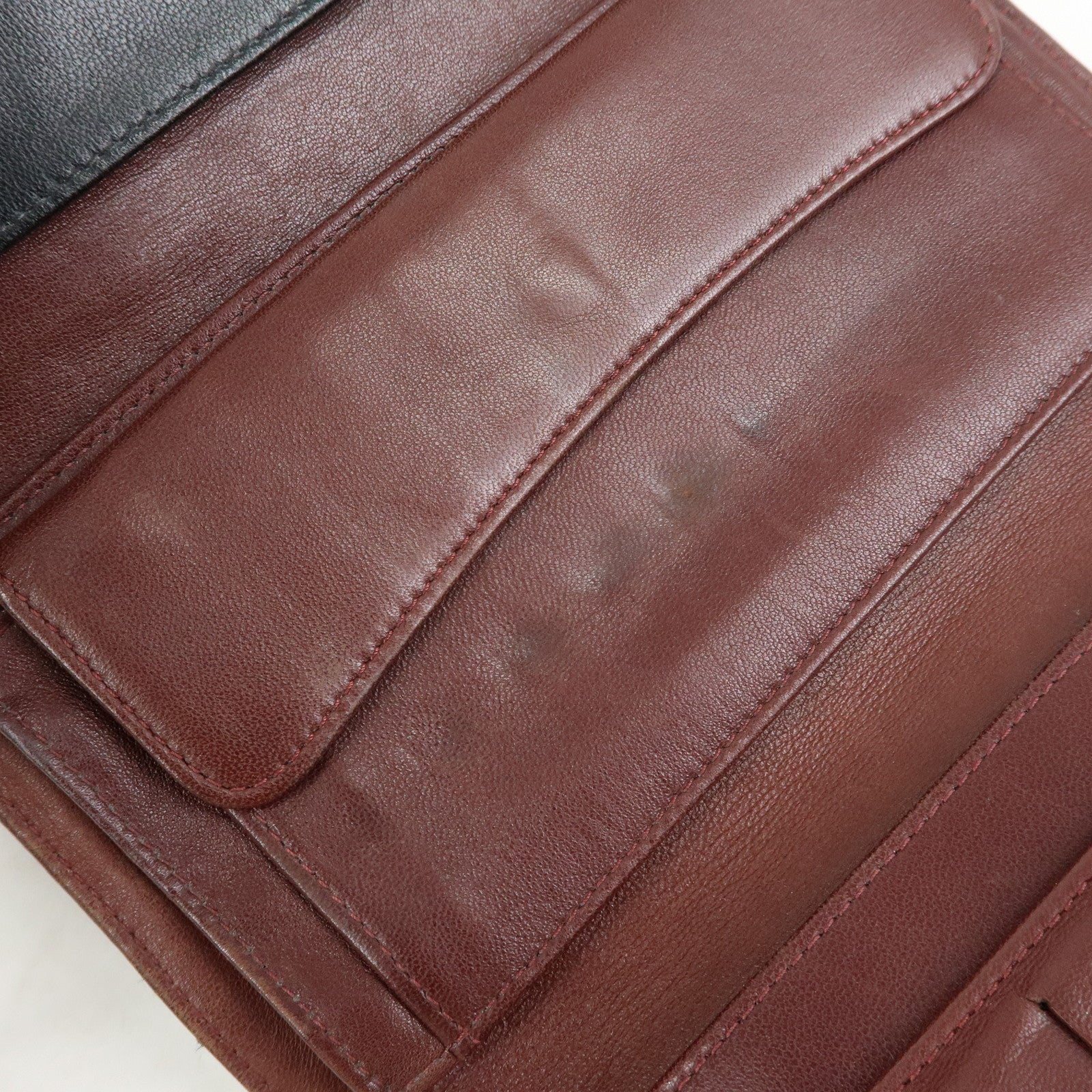 CHANEL Matelasse Lamb Skin Long Flap Wallet Black Silver A82281