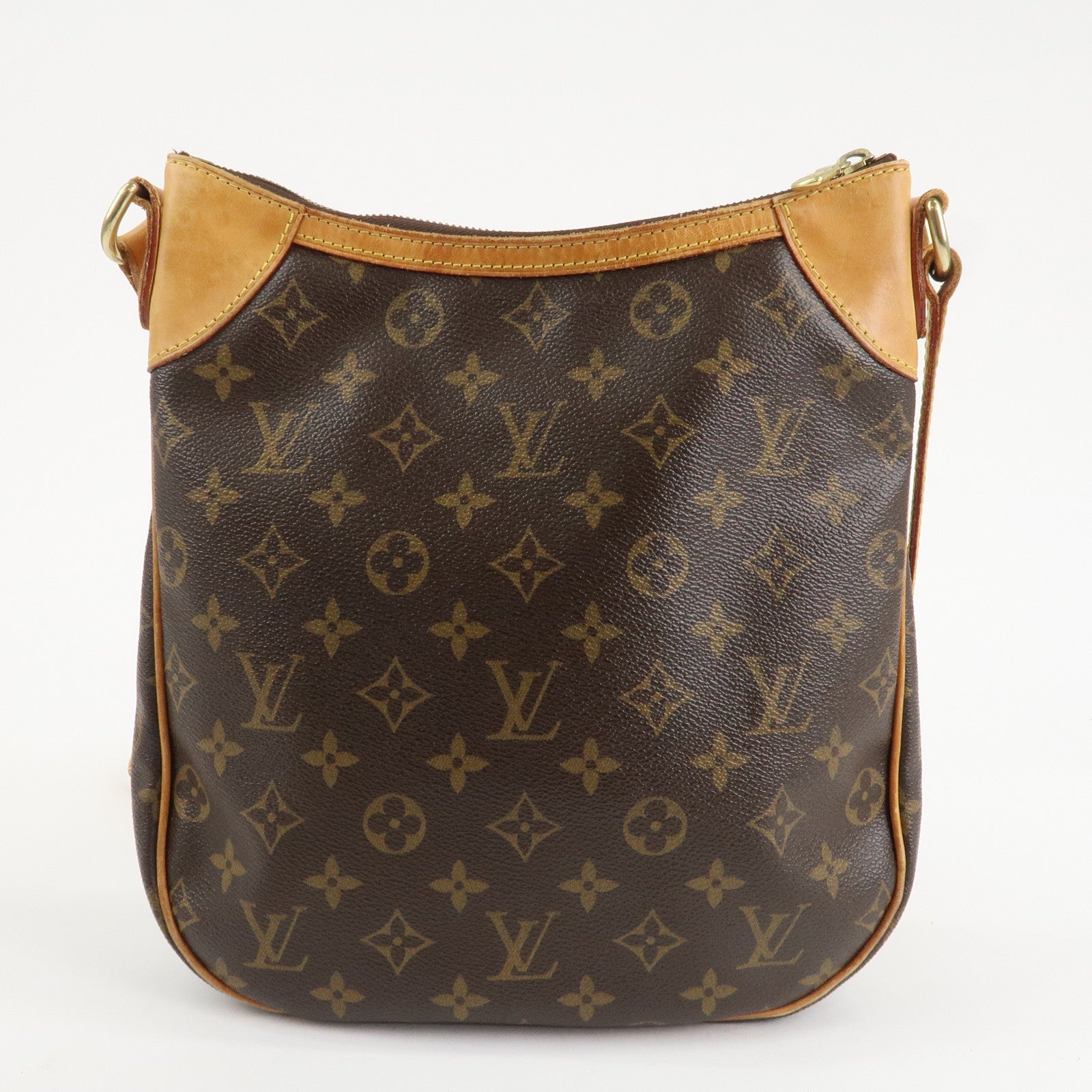 Louis Vuitton Monogram Odeon PM Shoulder Bag Brown M56390 Used