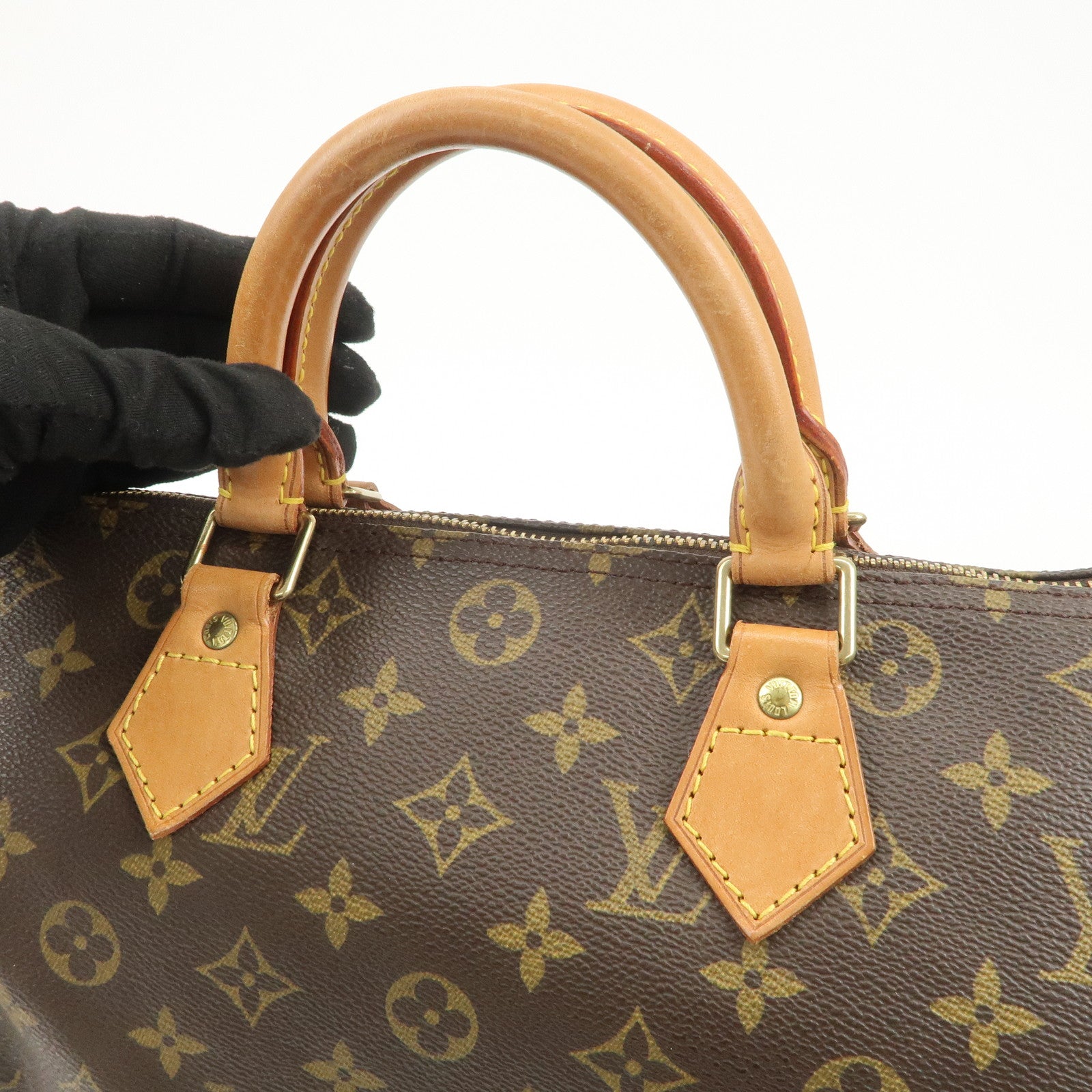 Louis Vuitton Monogram Speedy 30 Boston Bag Hand Bag Brown M41526