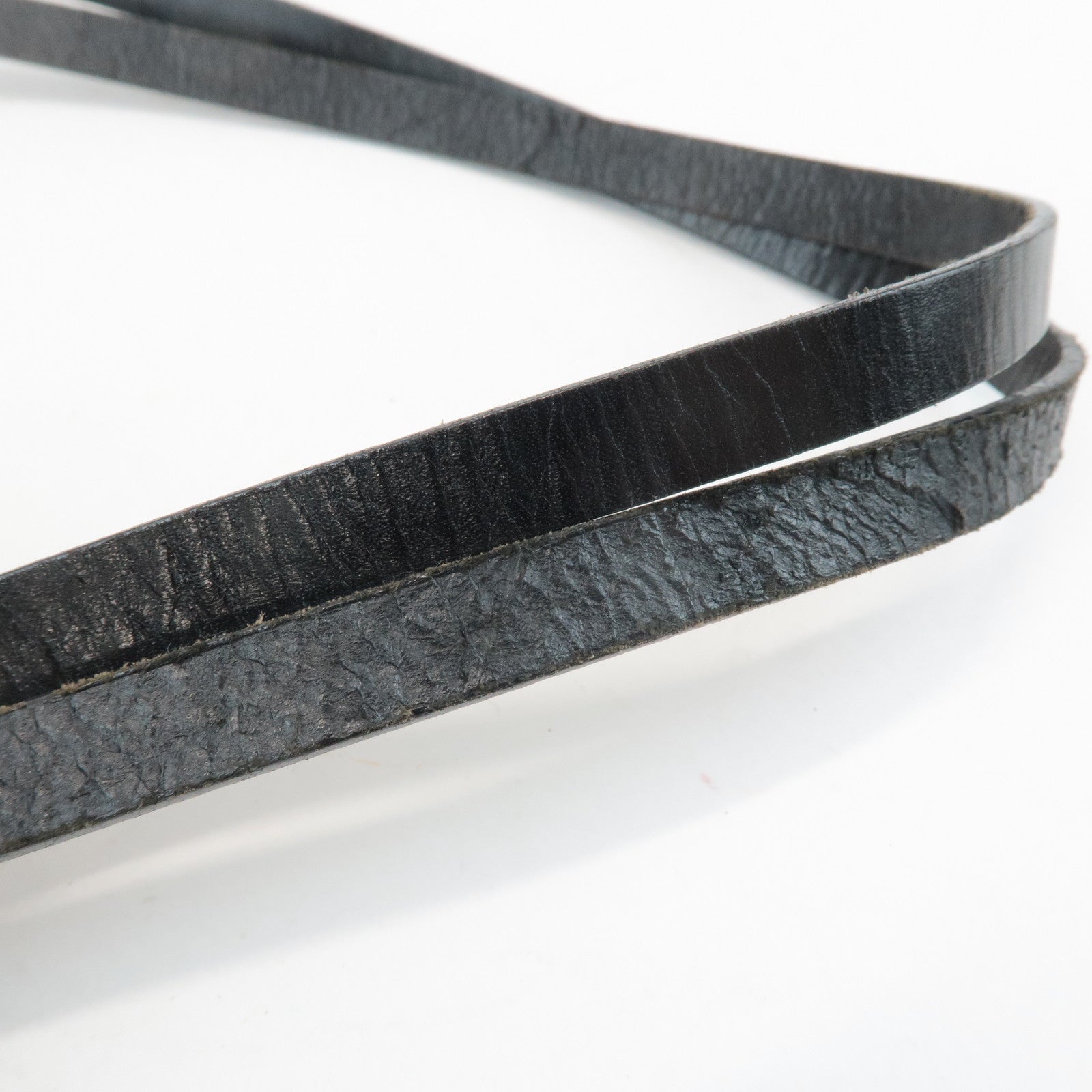 FENDI Wool Leather Tote Bag Shoulder Bag Black 26633 Used