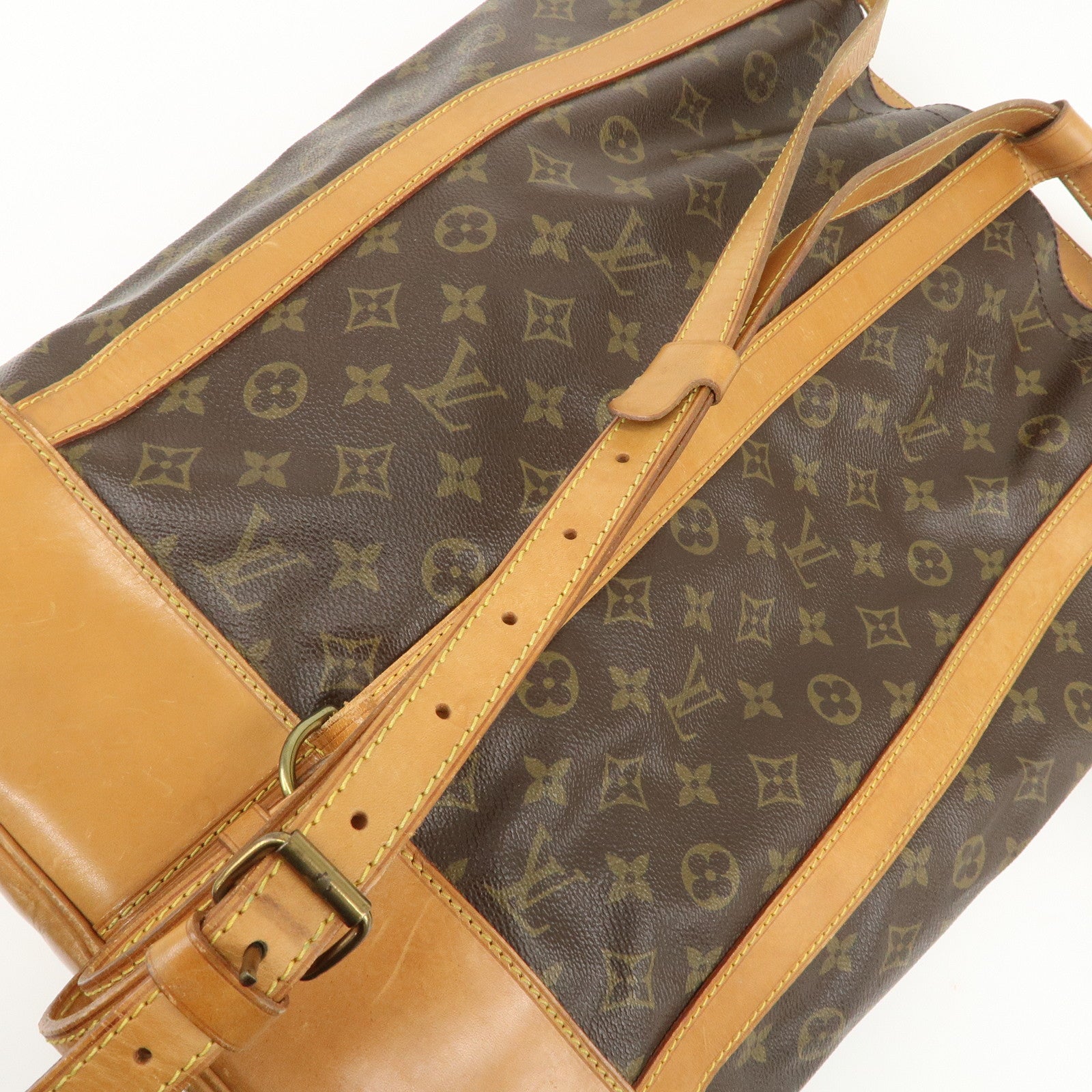 Louis Vuitton Monogram Randonnee GM Shoulder Bag Brown M42244