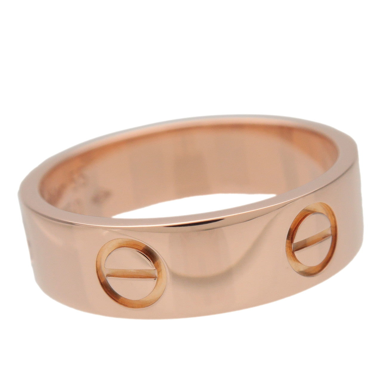 Cartier Love Ring K18 750PG Rose Gold #55 US7.25 EU55 HK16