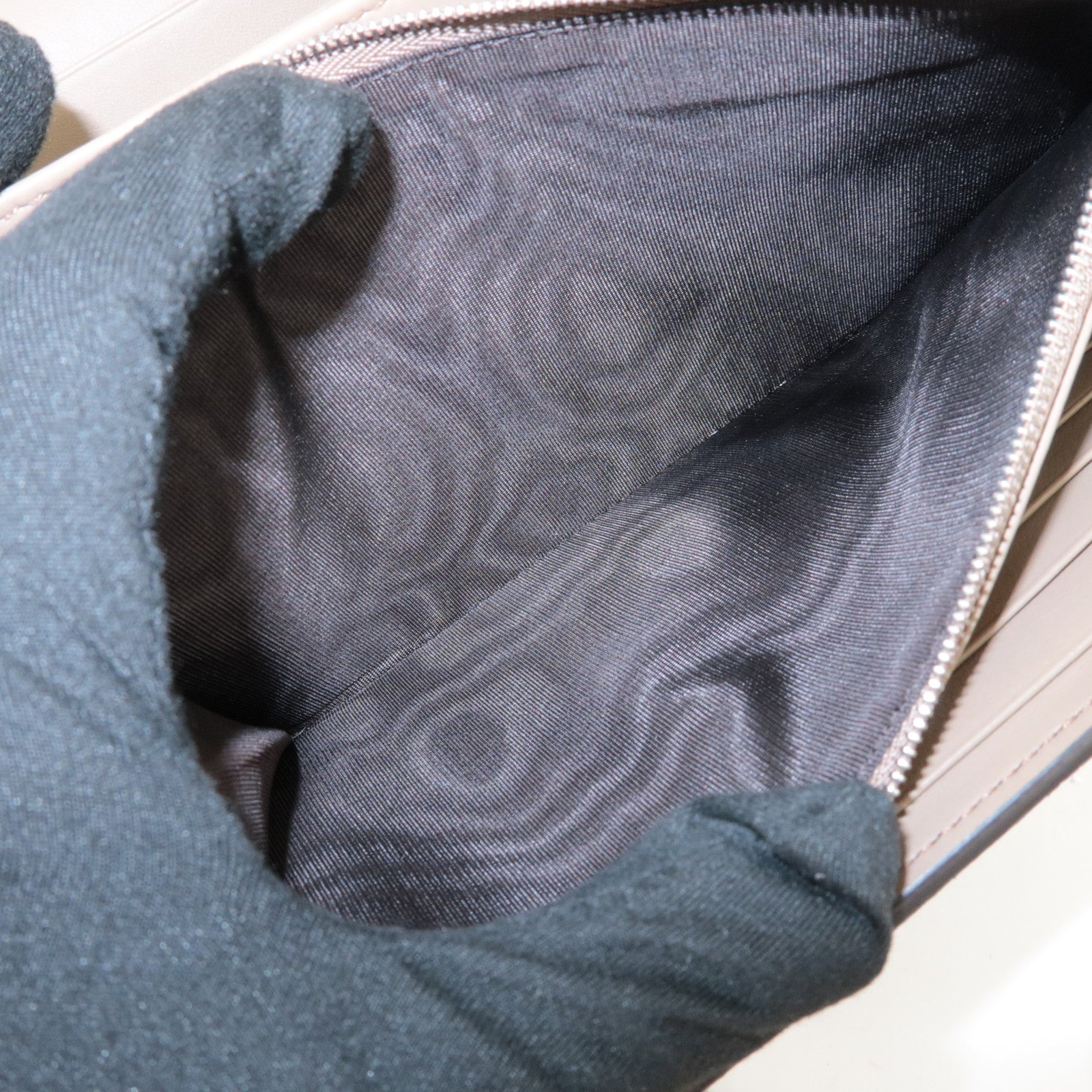 GUCCI Dionysus Suede Chain Shoulder Bag Beige Silver 401231 Used