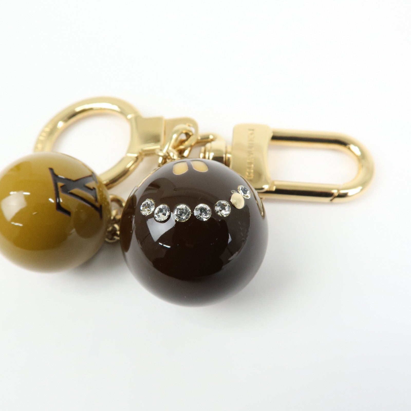 Louis Vuitton Jack & Lucy Key Chain Halloween Brown Gold M65376