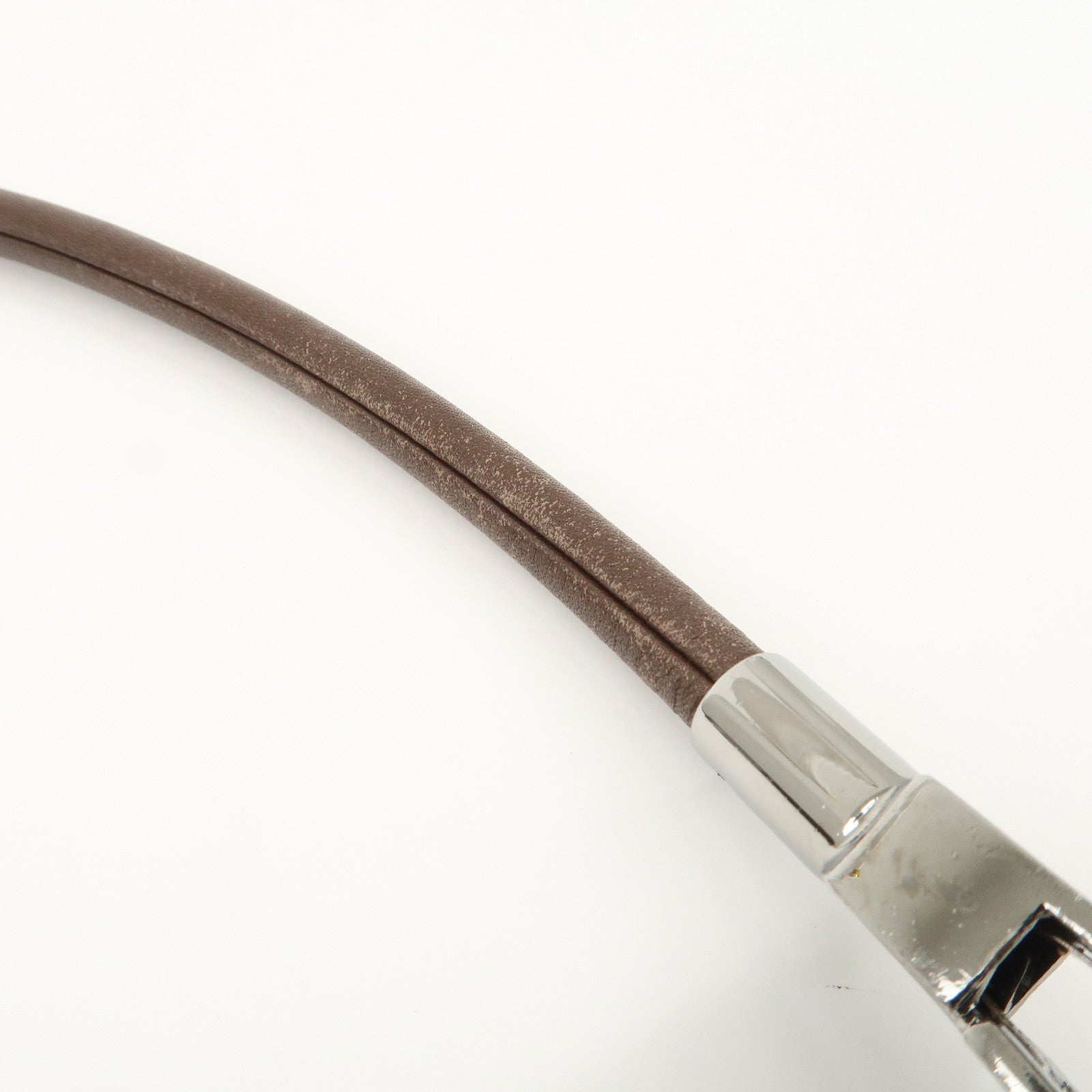 GUCCI GG Canvas Leather Shoulder Bag Beige Brown 203419 Used