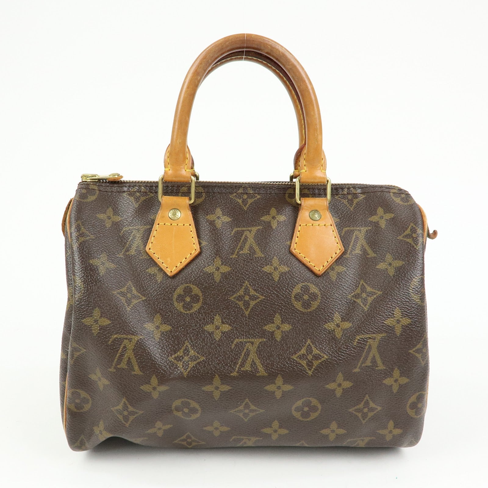 Louis Vuitton Monogram Speedy 25 Boston Bag Hand Bag Brown M41528