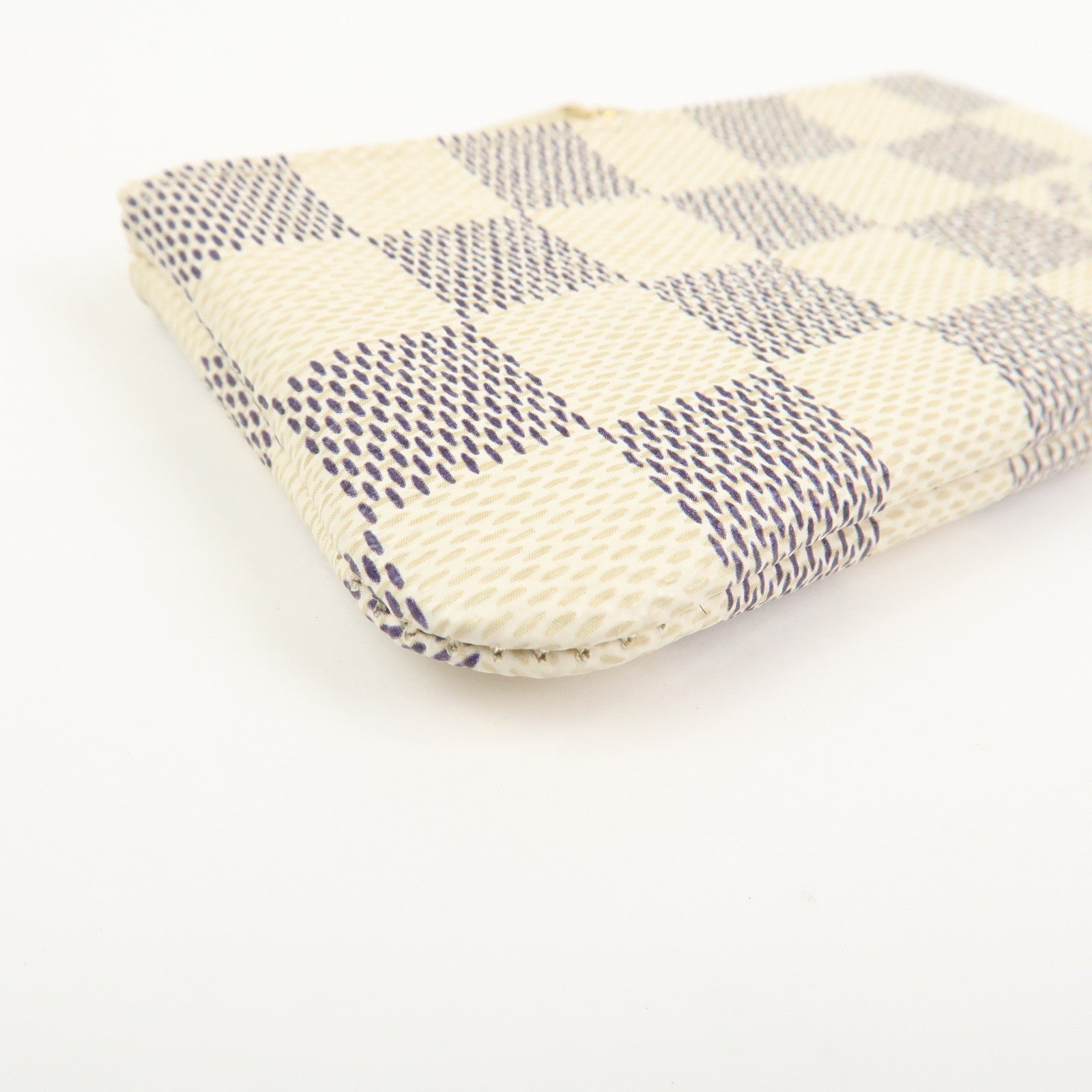 Louis Vuitton Damier Azur Pochette Cles Coin Case N62659