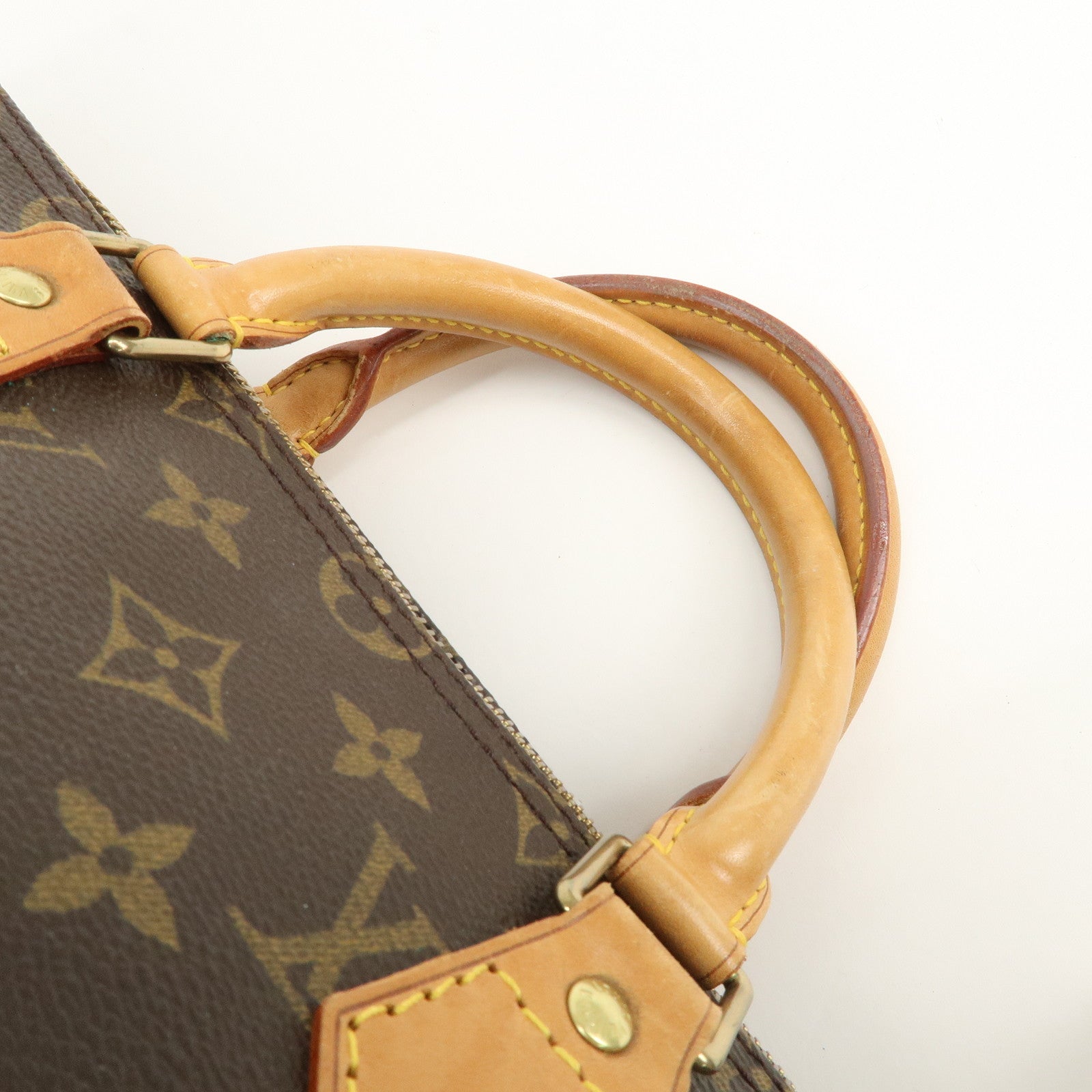 Louis Vuitton Monogram Speedy 35 Boston Bag Brown M41524