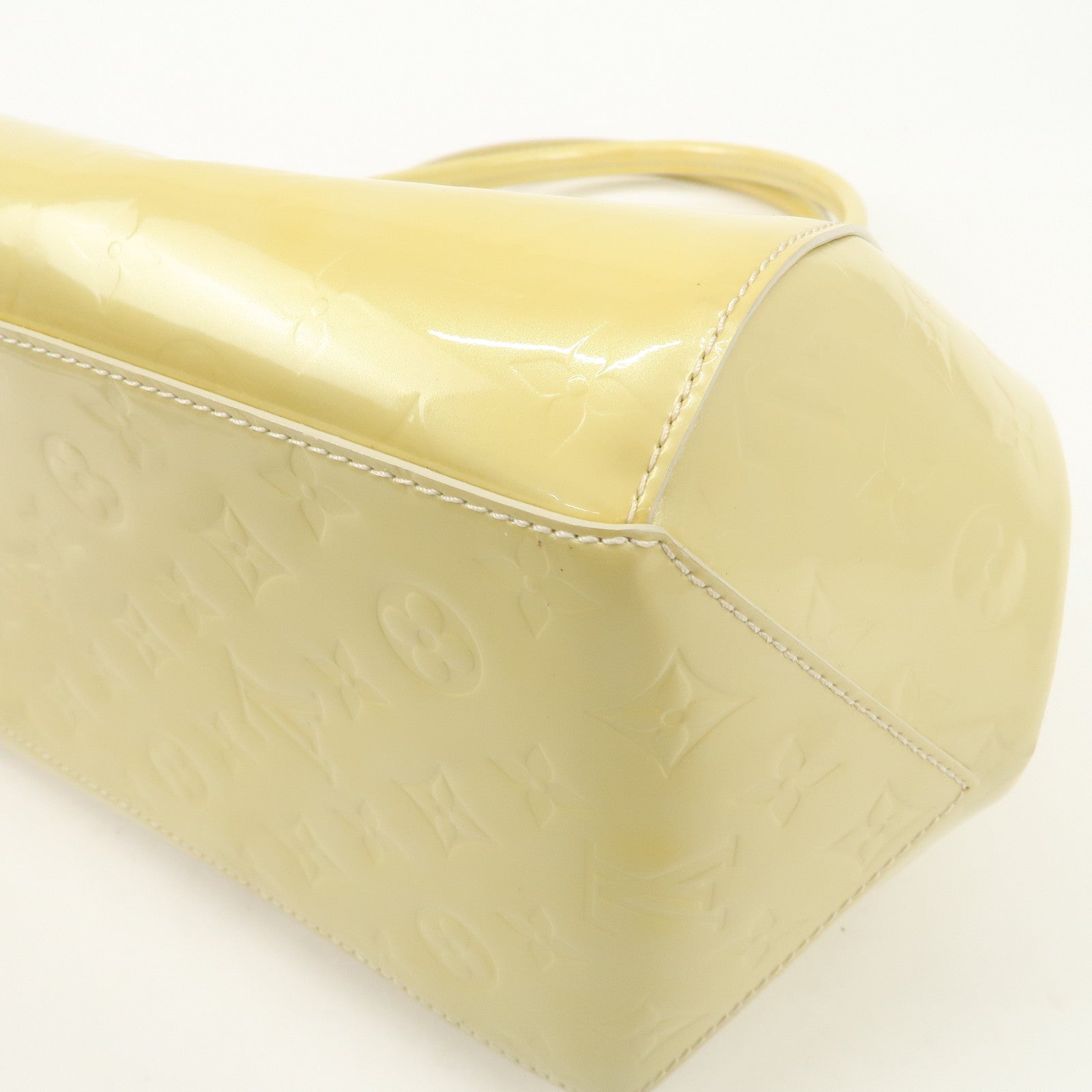 Louis Vuitton Monogram Vernis Leather Sherwood GM Blanc M91487 Used