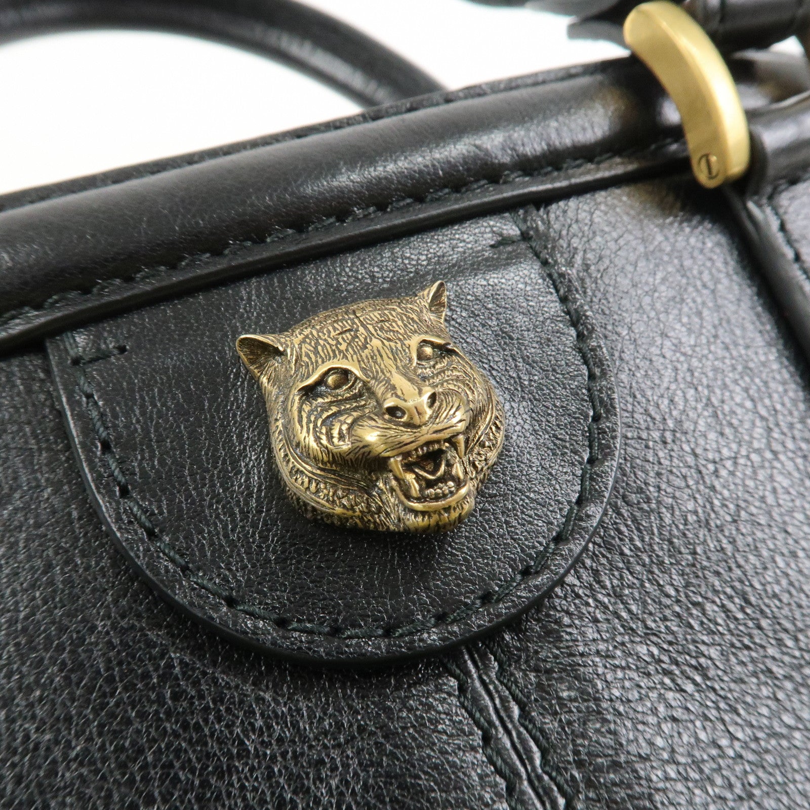 GUCCI GG Marmont Leather 2Way Shoulder Bag Hand Bag Black 516459