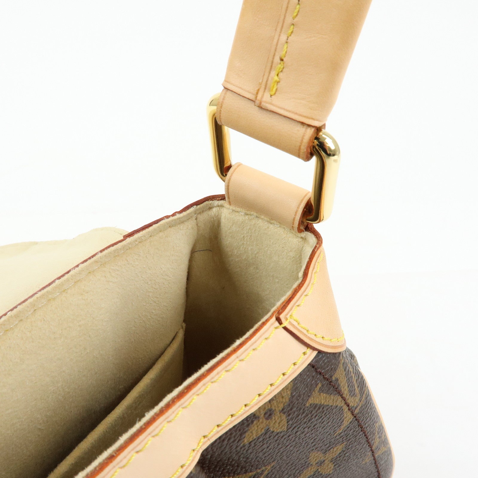 Louis Vuitton Monogram Beverly MM Shoulder Hand Bag Brown M40121