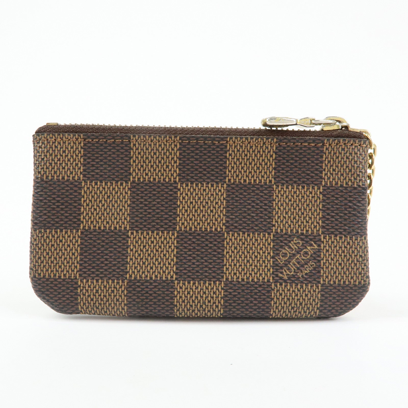 Louis Vuitton Damier Canvas Pochette Cles Damier Ebene N62658