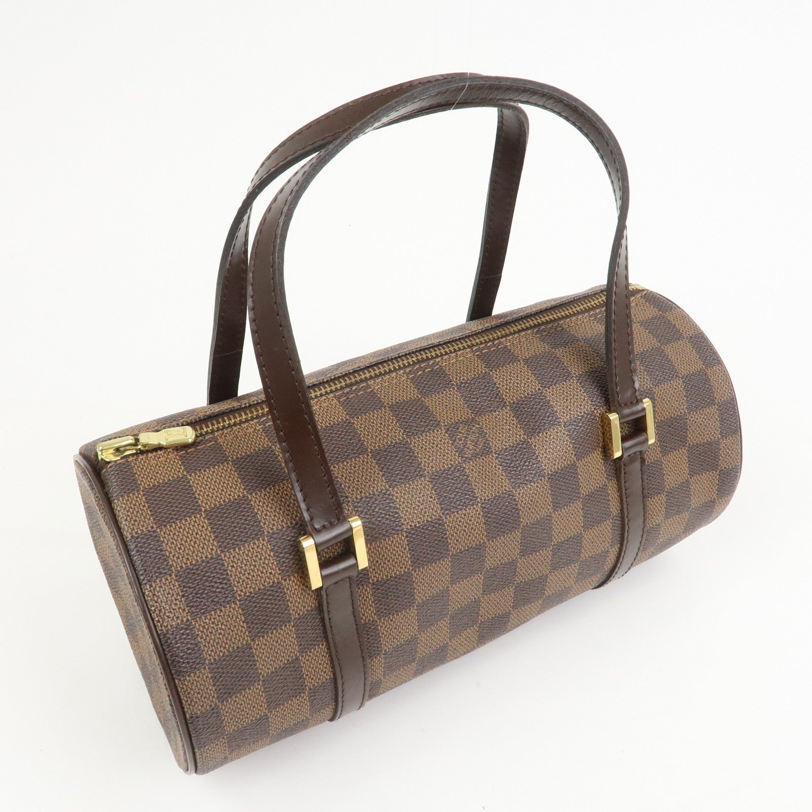 Louis Vuitton Damier Ebene Papillon 26 Hand Bag Brown N51304