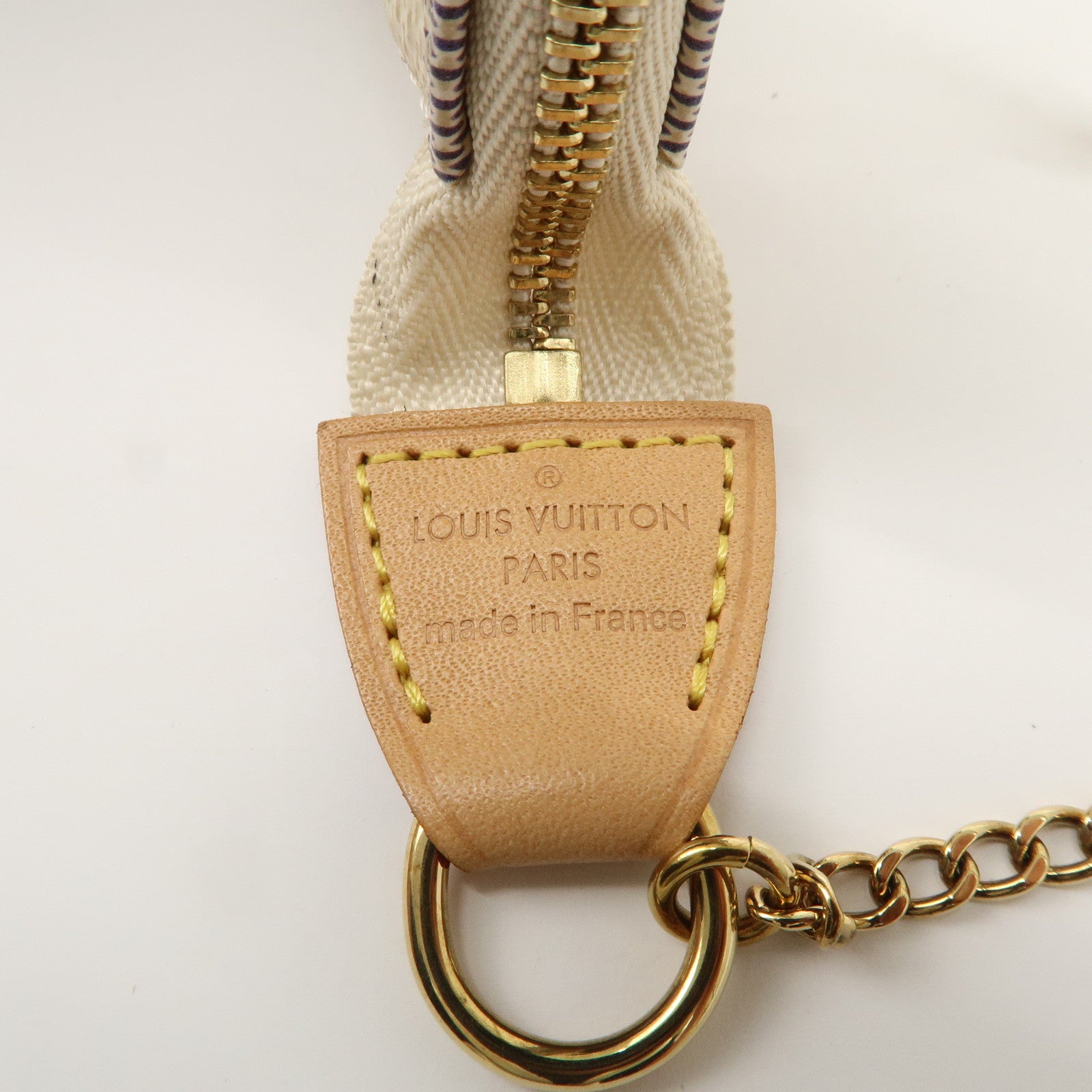 Louis Vuitton Damier Azur Mini Pochette Accessoires Pouch N58010