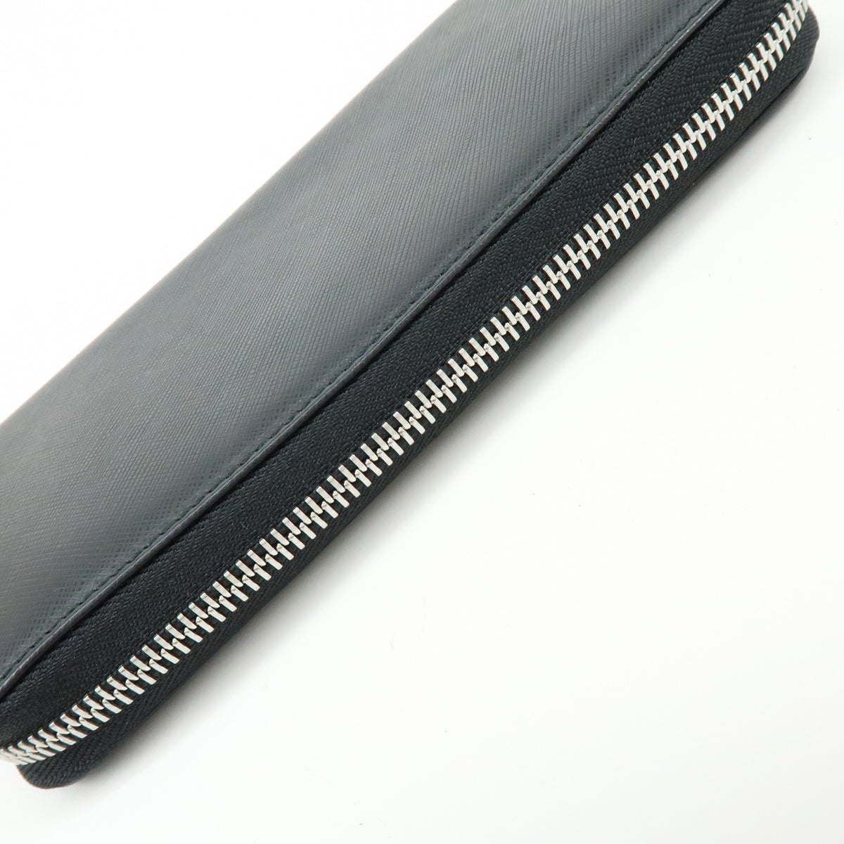 Ferragamo Ganchini Leather Long Wallet Black