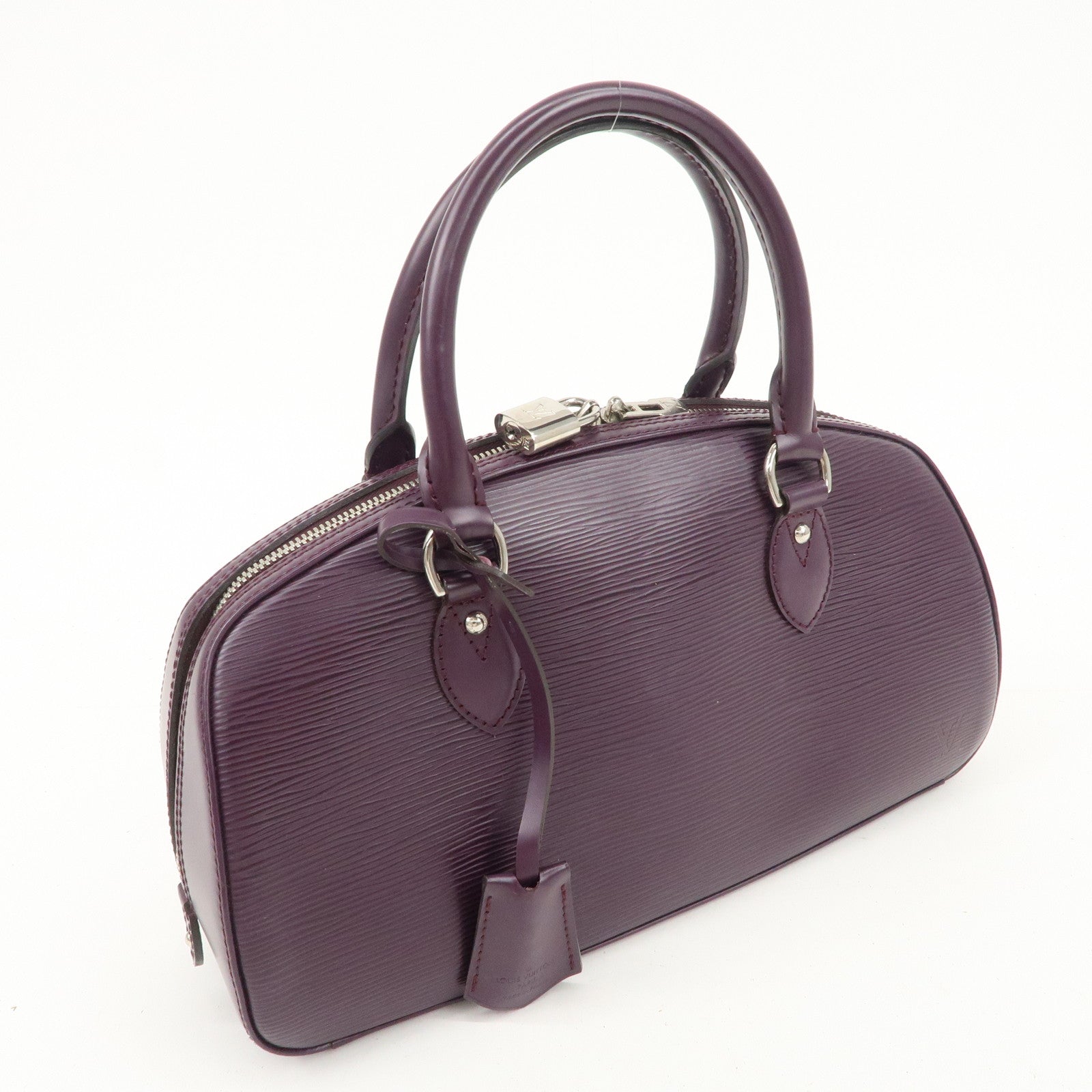 Louis Vuitton Epi Leather Jasmin Hand Bag Cassis M5285K Used