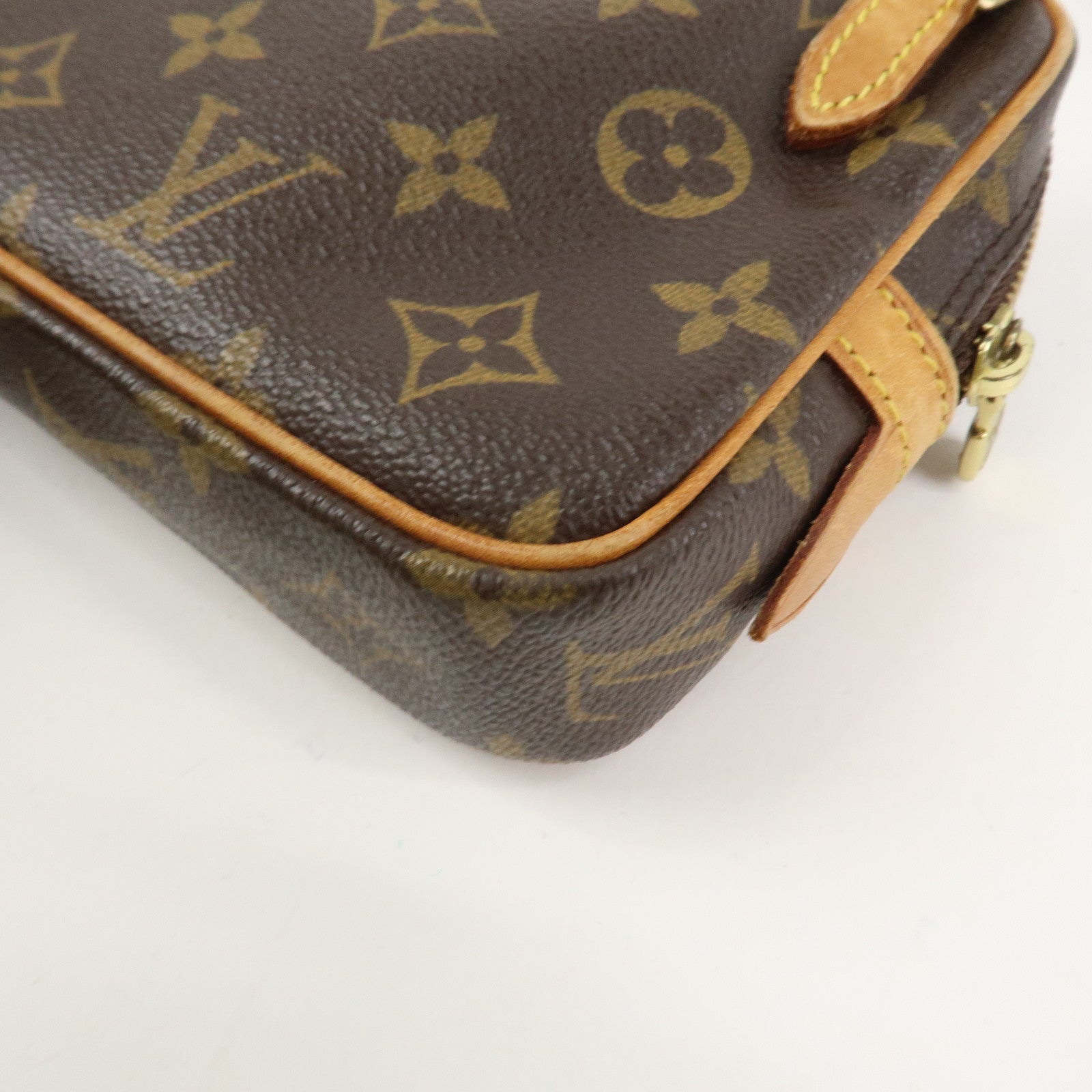 Louis Vuitton Monogram Pochette Marly Bandouliere Bag Brown M51828