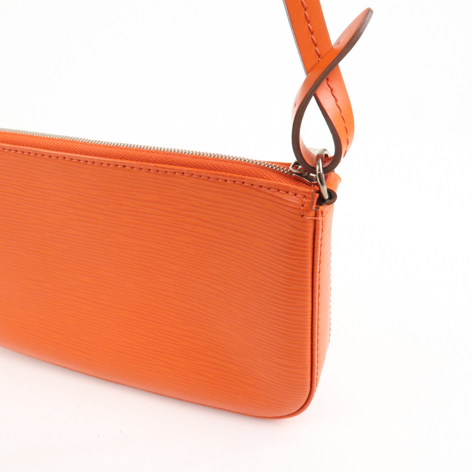 Louis Vuitton Epi Pochette Accessoires Pouch New Style Piment Orange M40778