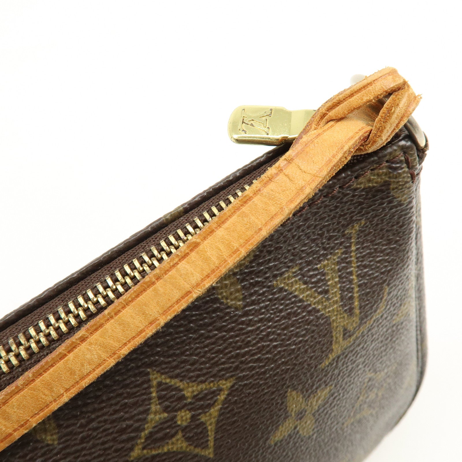 Louis Vuitton Monogram Pochette Accessoires Pouch Hand Bag M51980