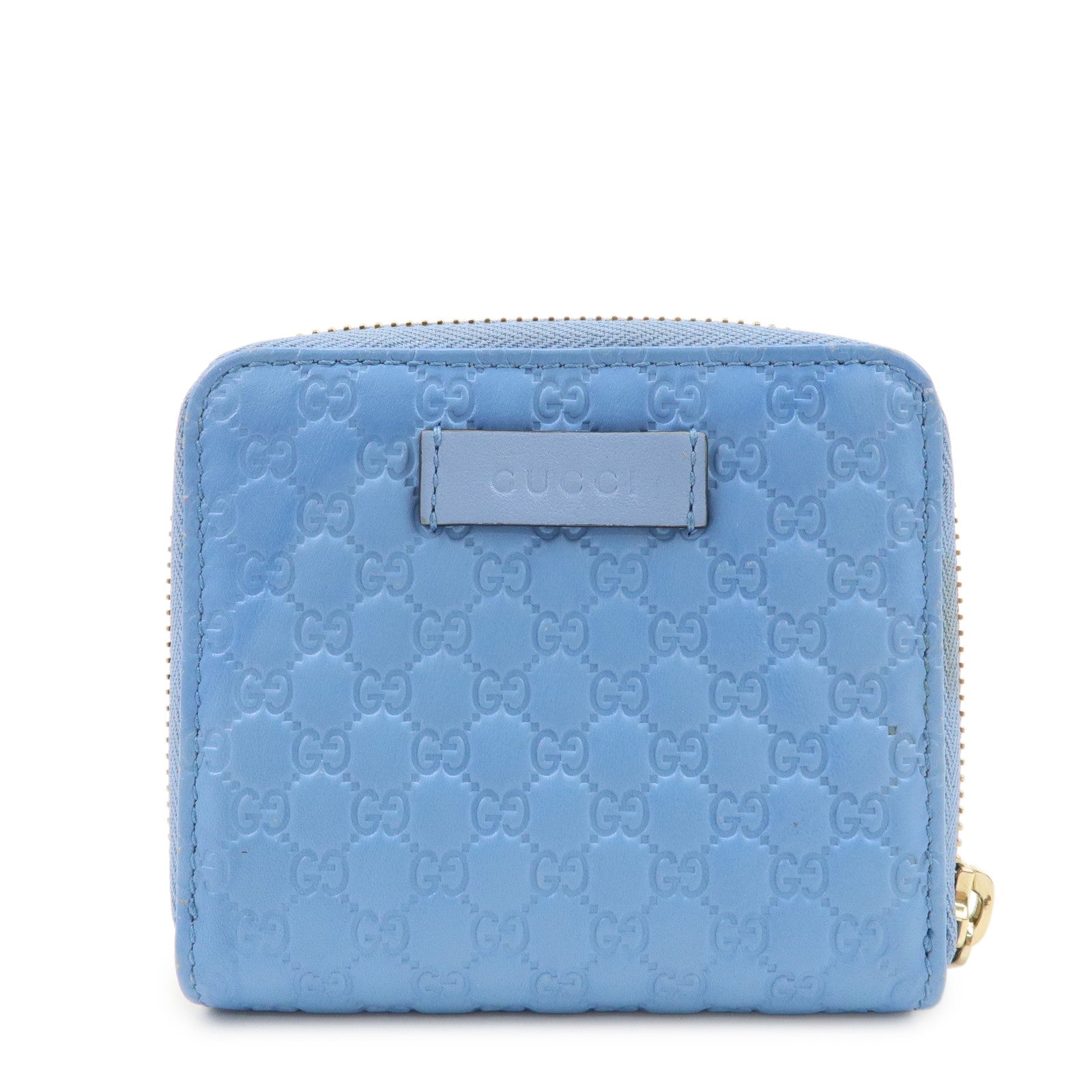 GUCCI Micro Guccissima Signature Bi-Fold Compact Wallet 449395