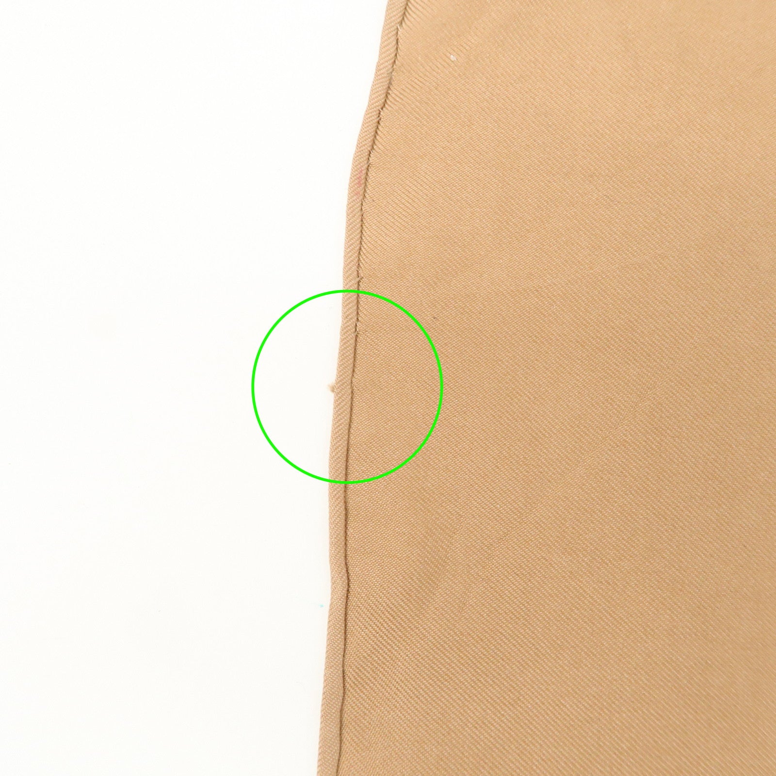 HERMES Carre 90 Silk 100% Scarf COLS VERTS Brown Used