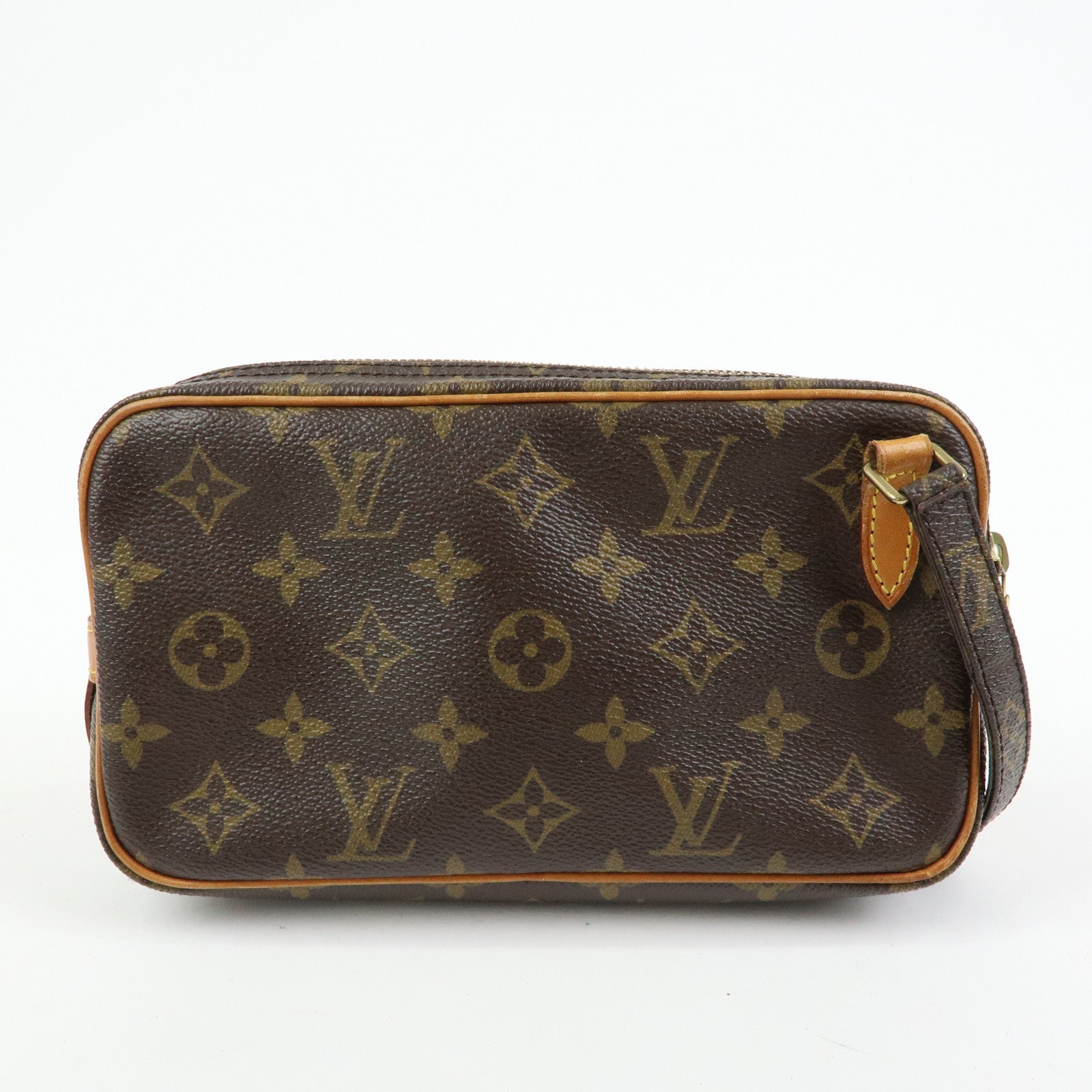 Louis Vuitton Monogram Pochette Marly Bandouliere Bag Brown M51828