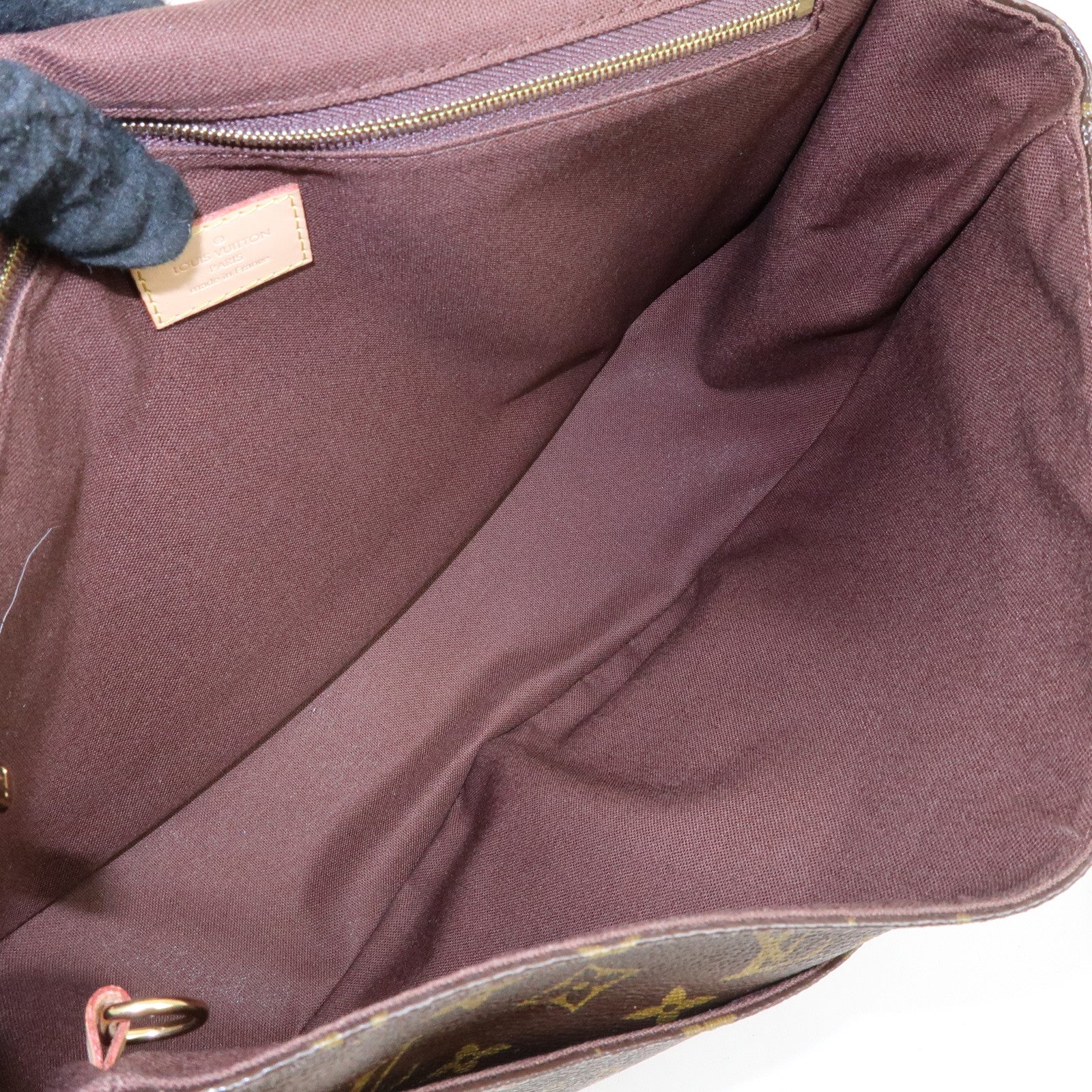 Louis Vuitton Monogram Menilmontant MM Shoulder Bag Brown M40473
