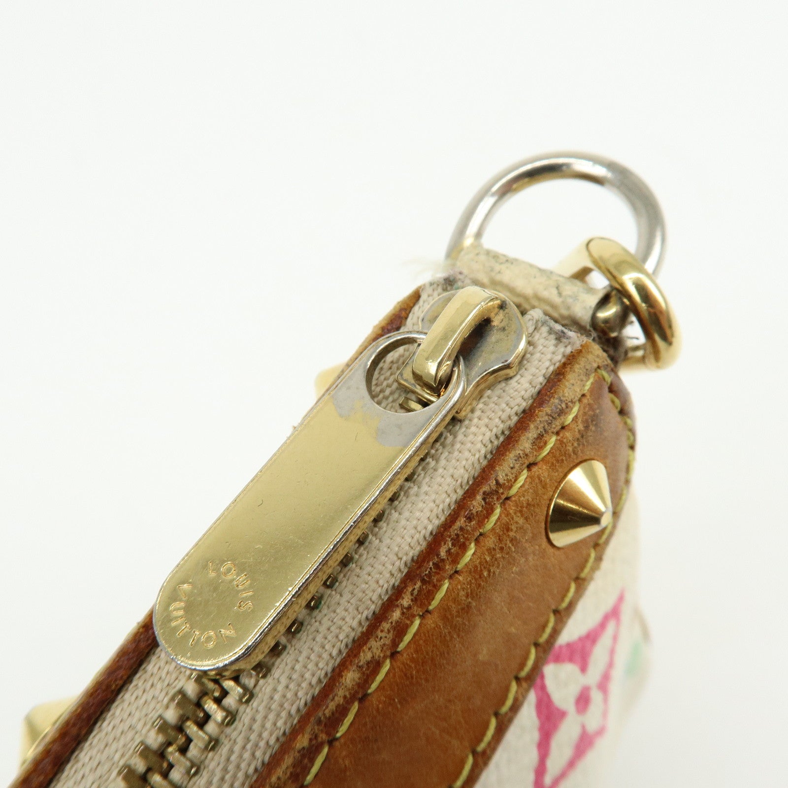 Louis Vuitton Monogram Multicolor Pochette Accessoires Blanc M92649