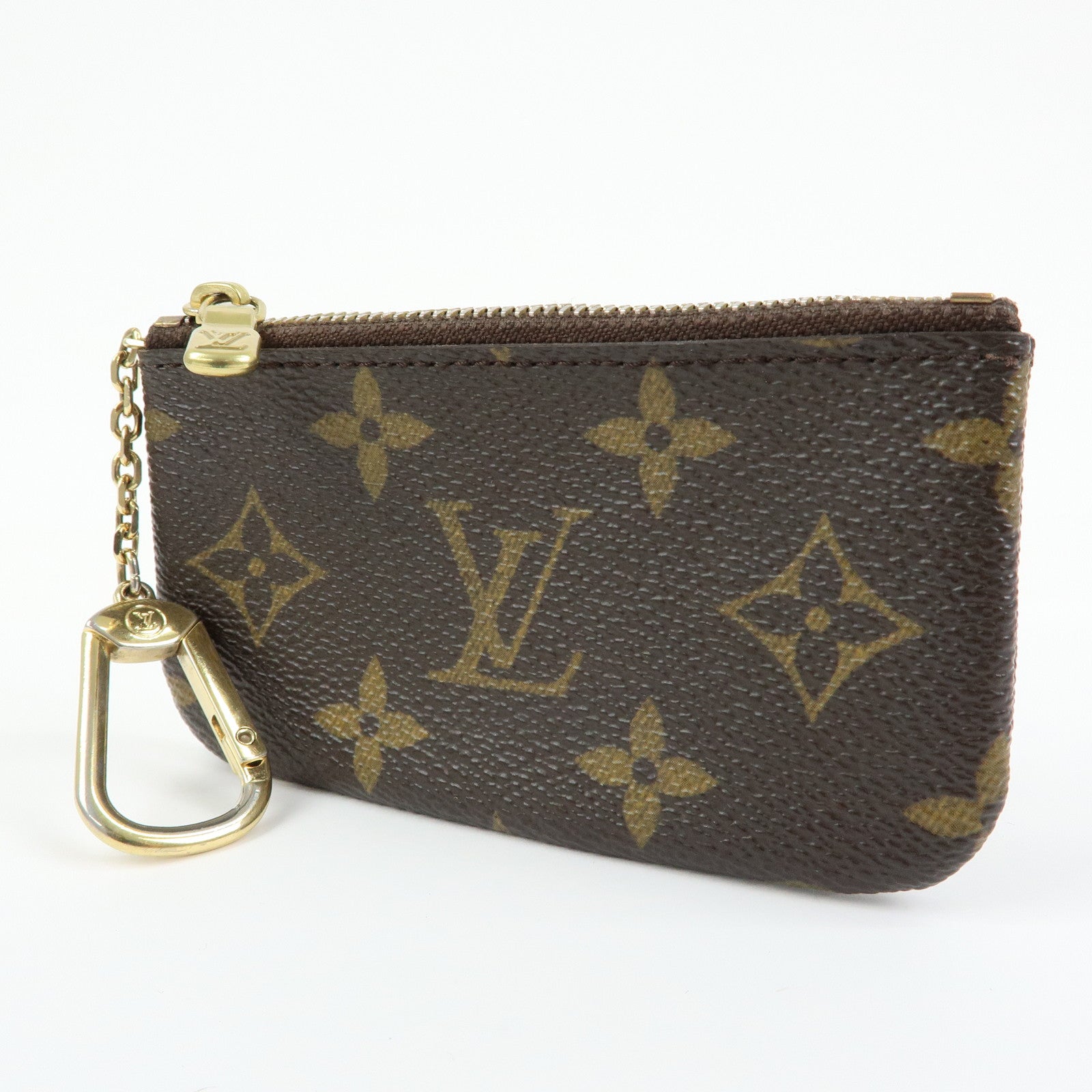 Louis Vuitton Monogram Pochette Cles Coin Case Key Case M62650