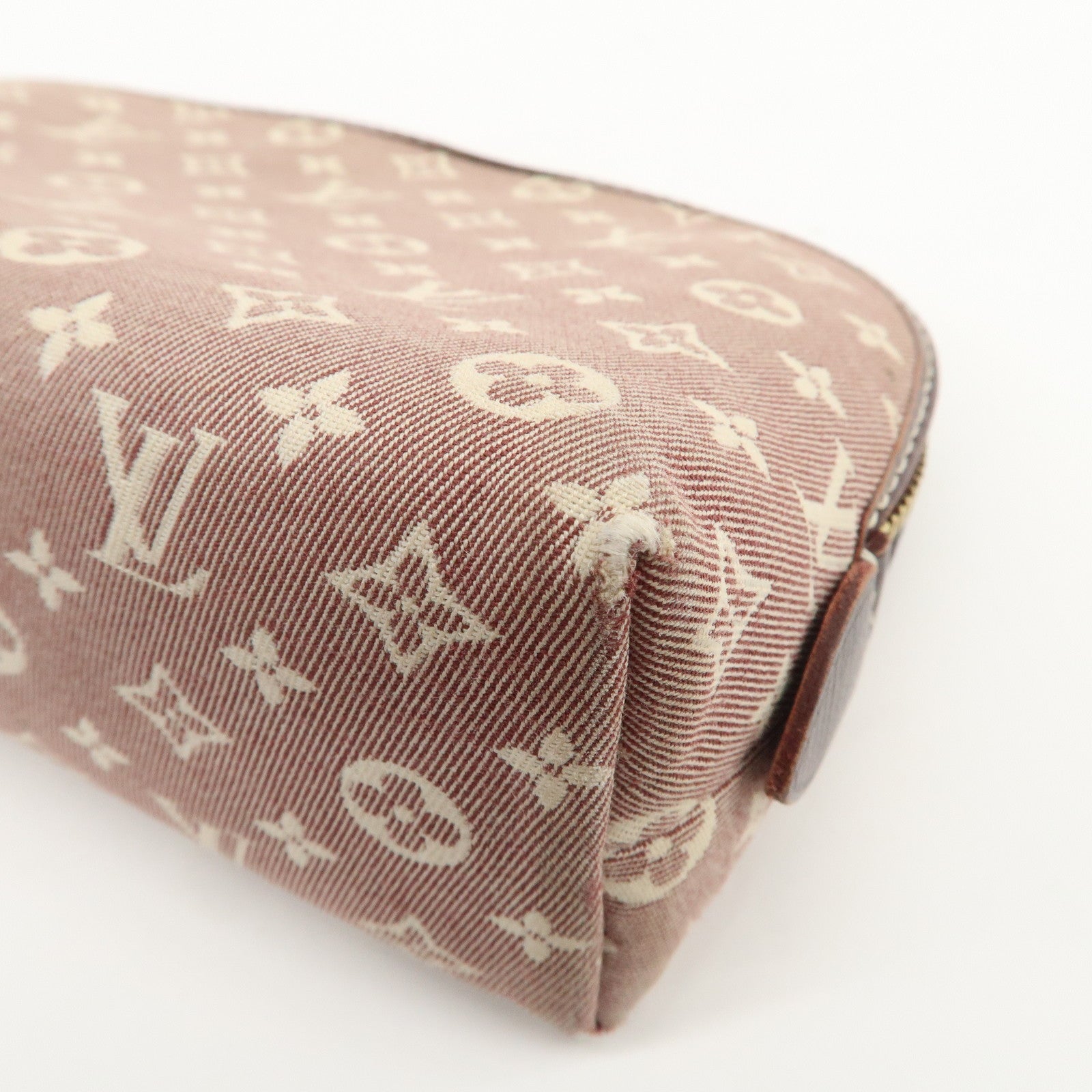 Louis Vuitton Monogram Idylle Pochette Cosmetic Pouch Sepia M40377