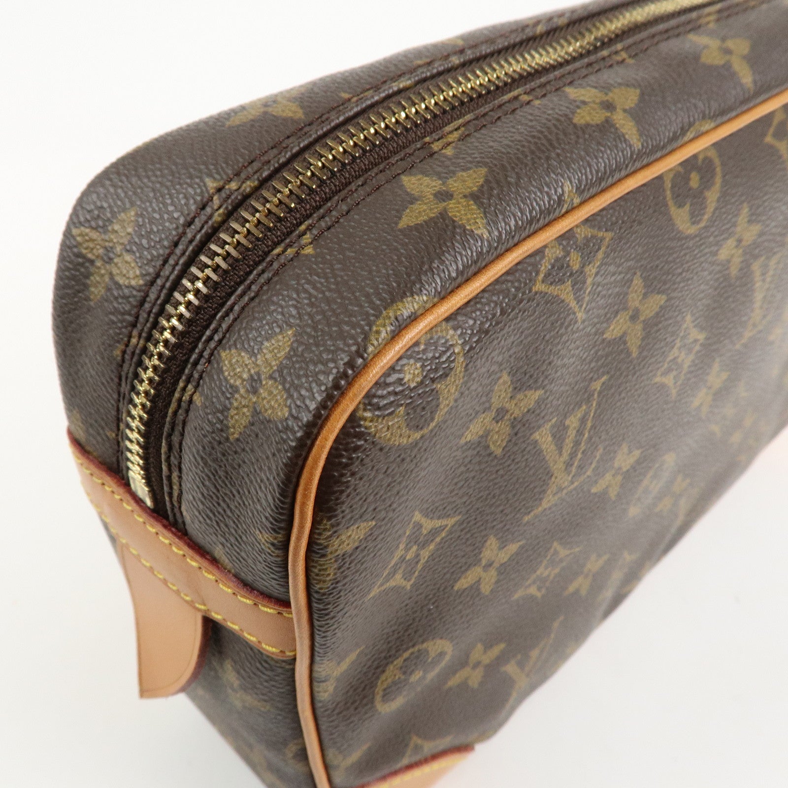 Louis Vuitton Monogram Compiegne 28 Pouch Clutch Bag M51845 Used