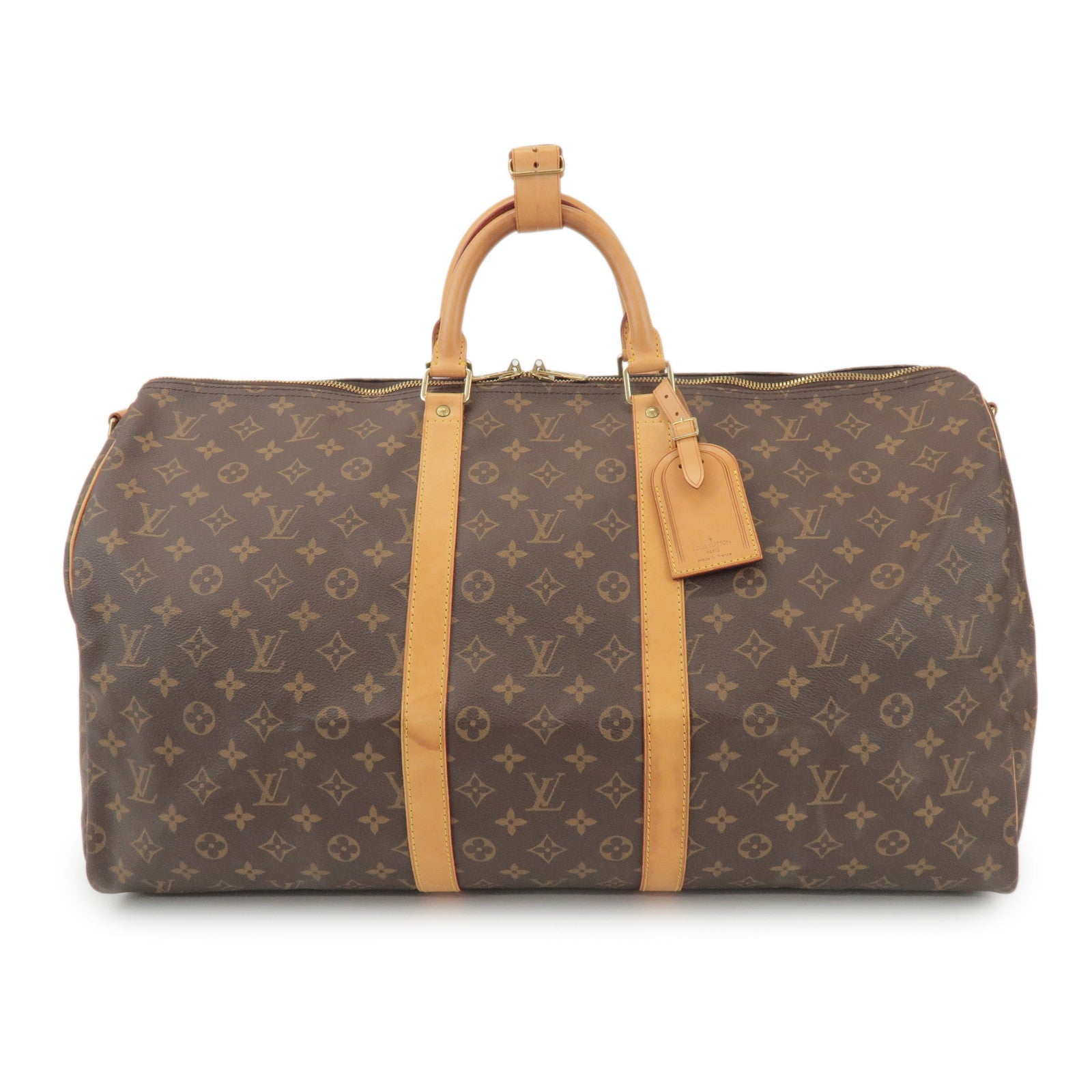 Louis Vuitton Monogram Keep All Bandouliere 55 Boston Bag M41414