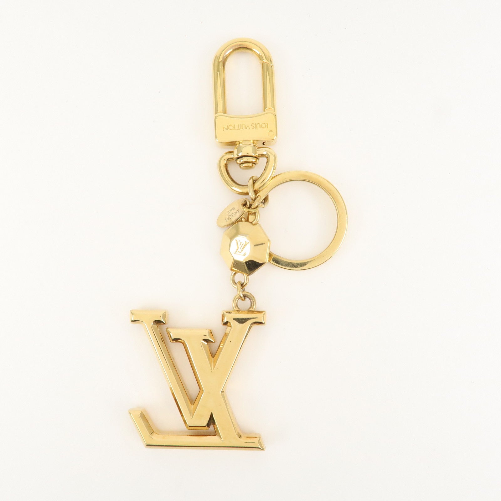 Louis Vuitton LV Facettes Porte Cles Key Chain Bag Charm M65216 Used