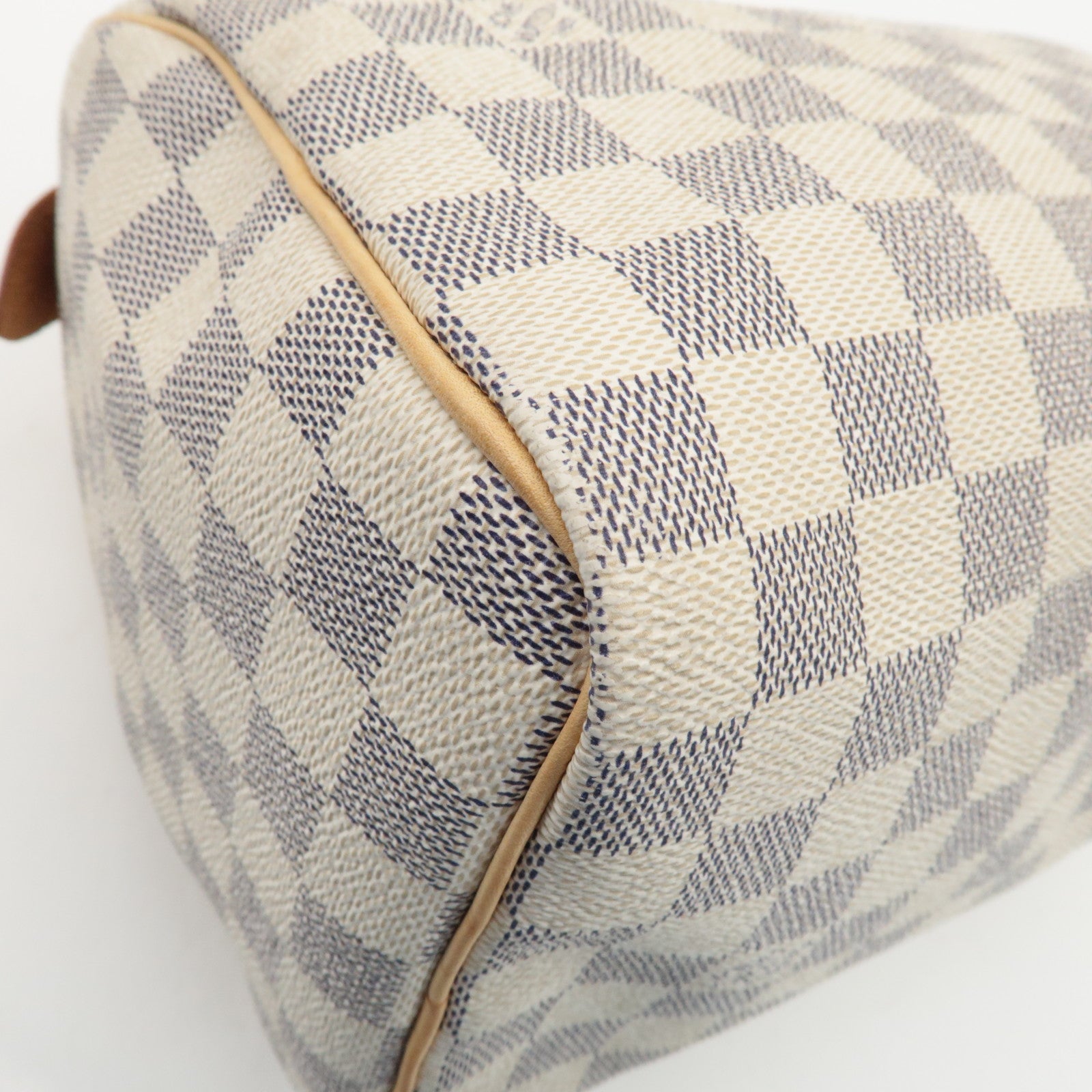 Louis Vuitton Damier Azur Speedy 25 Boston Bag Hand Bag N41534 Used