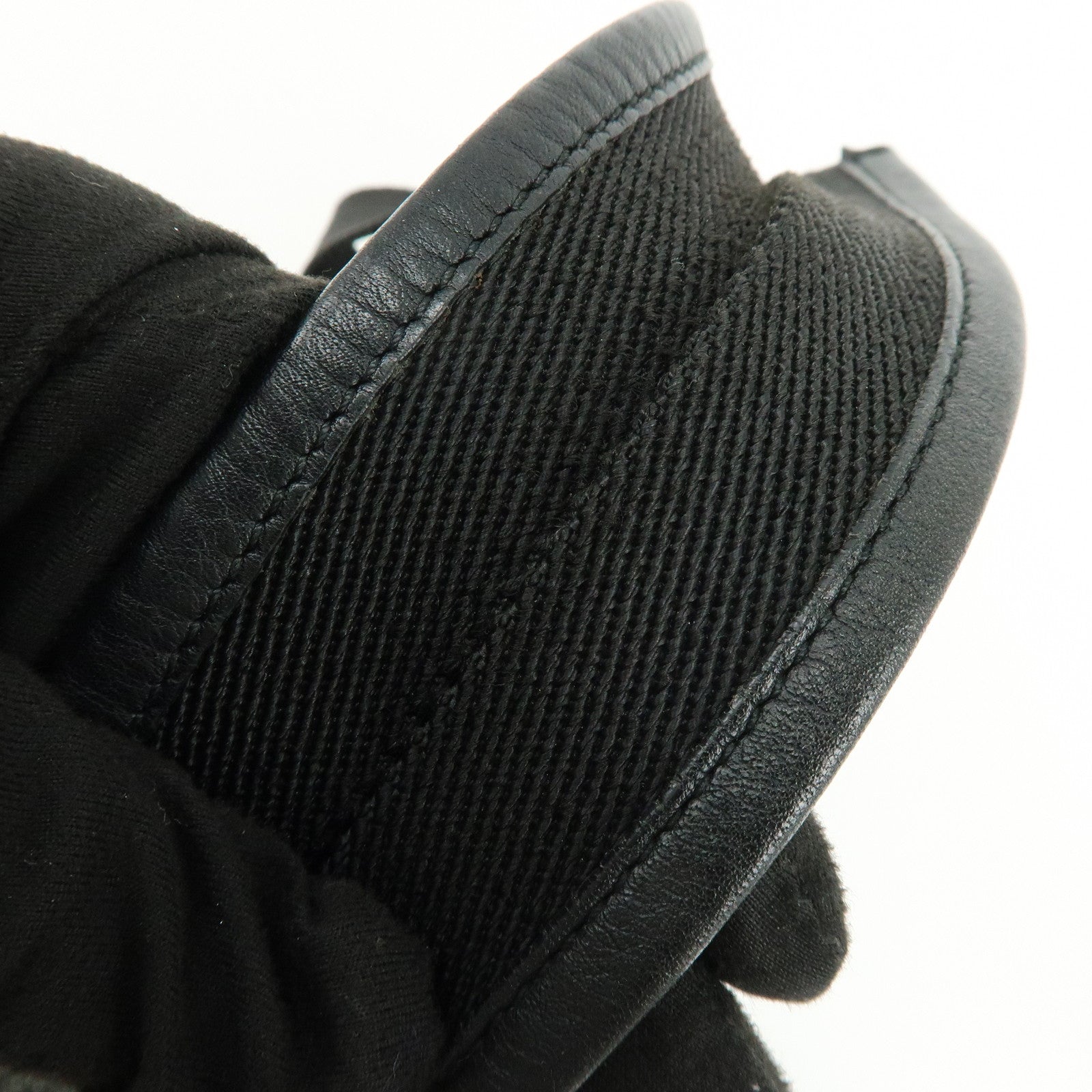 GUCCI GG Canvas Leather Hand Bag Boston Bag Black 92734