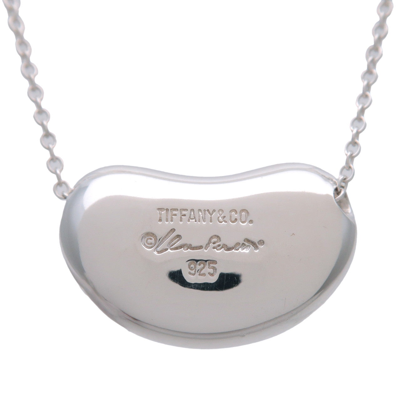 Tiffany & Co Bean Necklace Large SV925 Silver