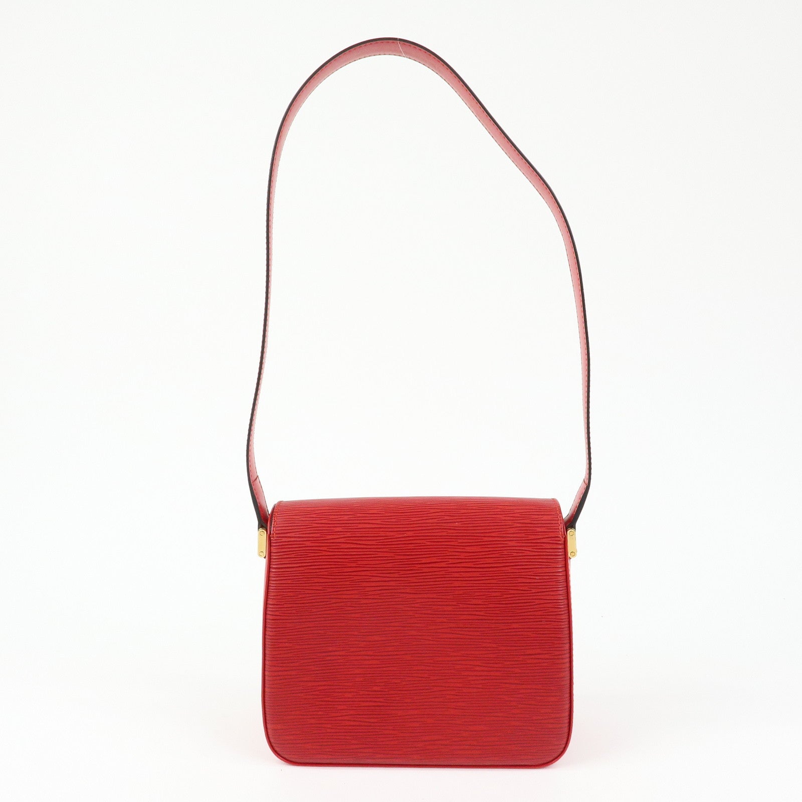 Louis Vuitton Epi Buci Shoulder Bag Hand Bag Castilian Red M52207
