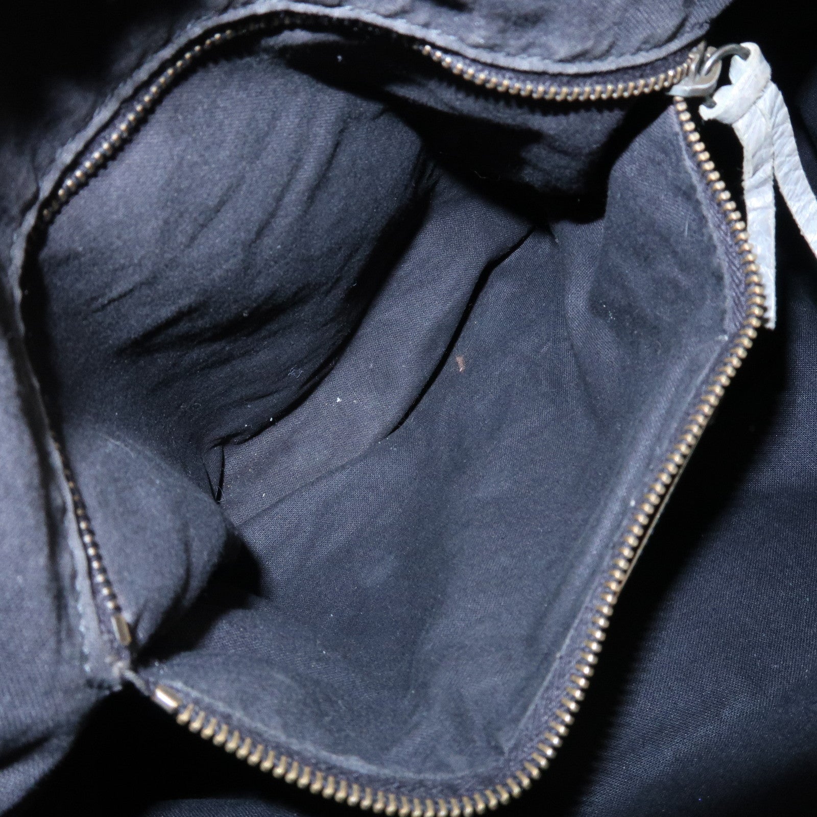 BALENCIAGA The Work Leather Tote Bag Hand Bag Gray Used