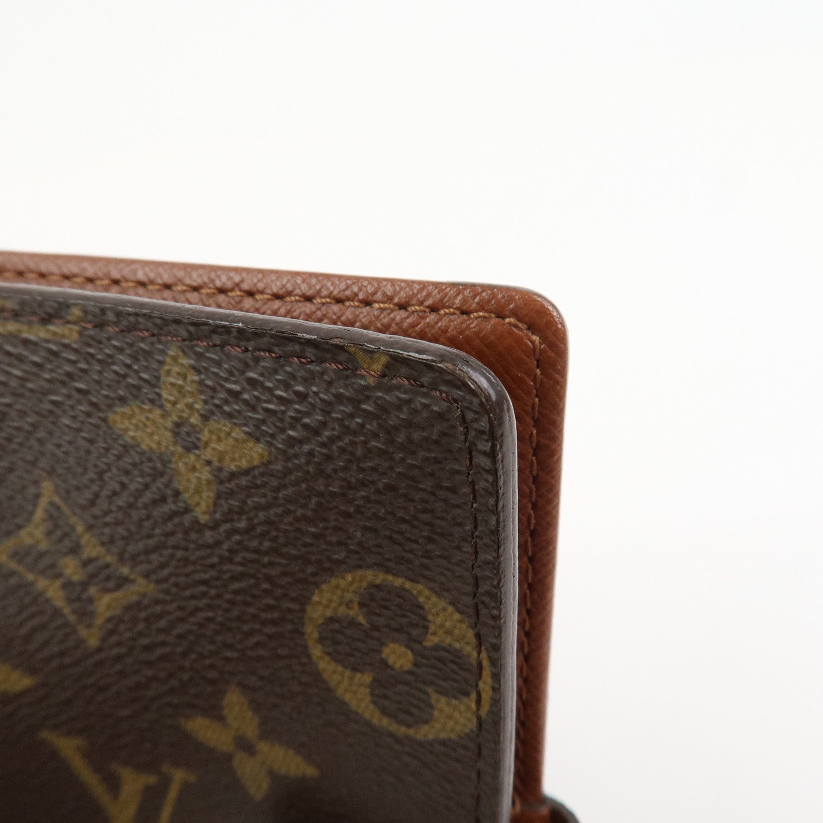 Louis Vuitton Monogram Canvas Agenda PM Planner Cover Brown R20005