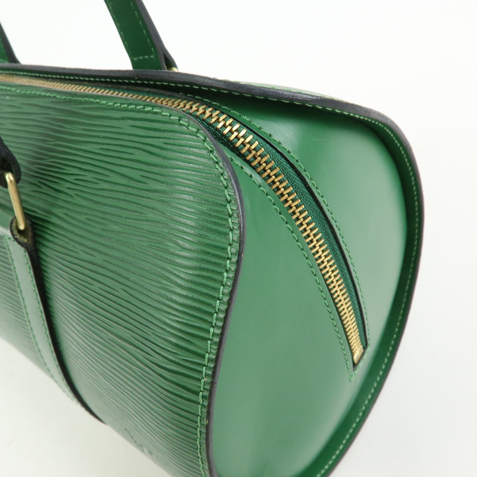Louis Vuitton Epi Soufflot Hand Bag Borneo Green M52224