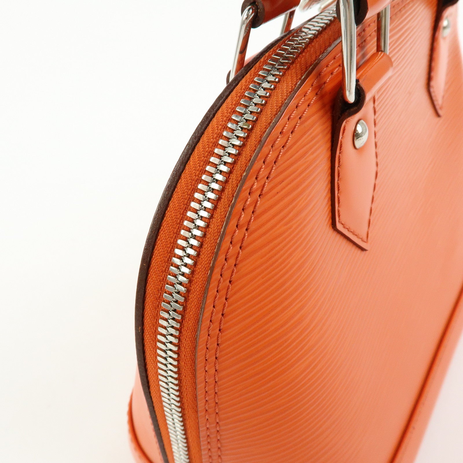 Louis Vuitton Epi Leather Alma BB 2Way Bag Hand Bag Orange M40854
