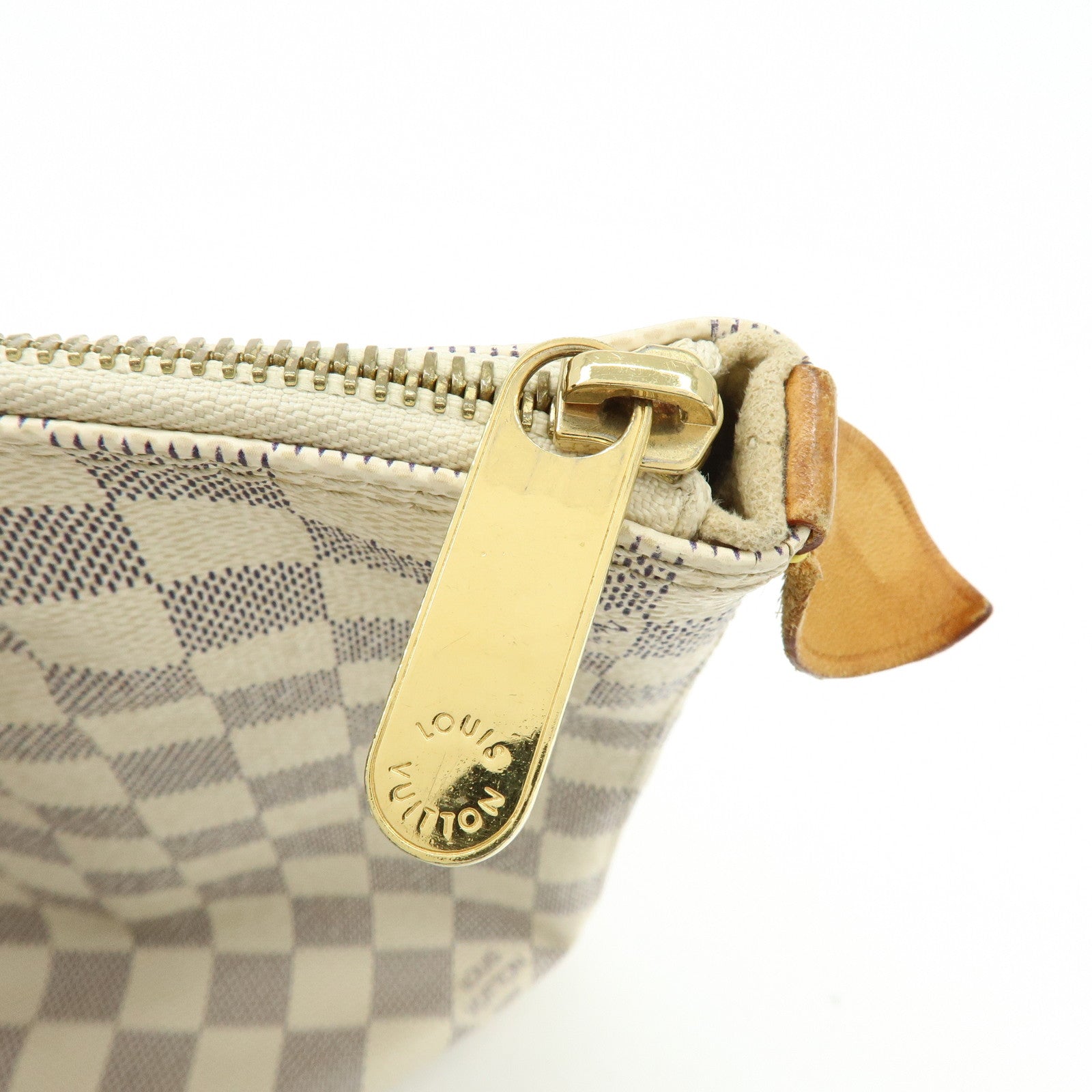 Louis Vuitton Damier Azur Saleya PM Tote Bag Hand Bag N51186
