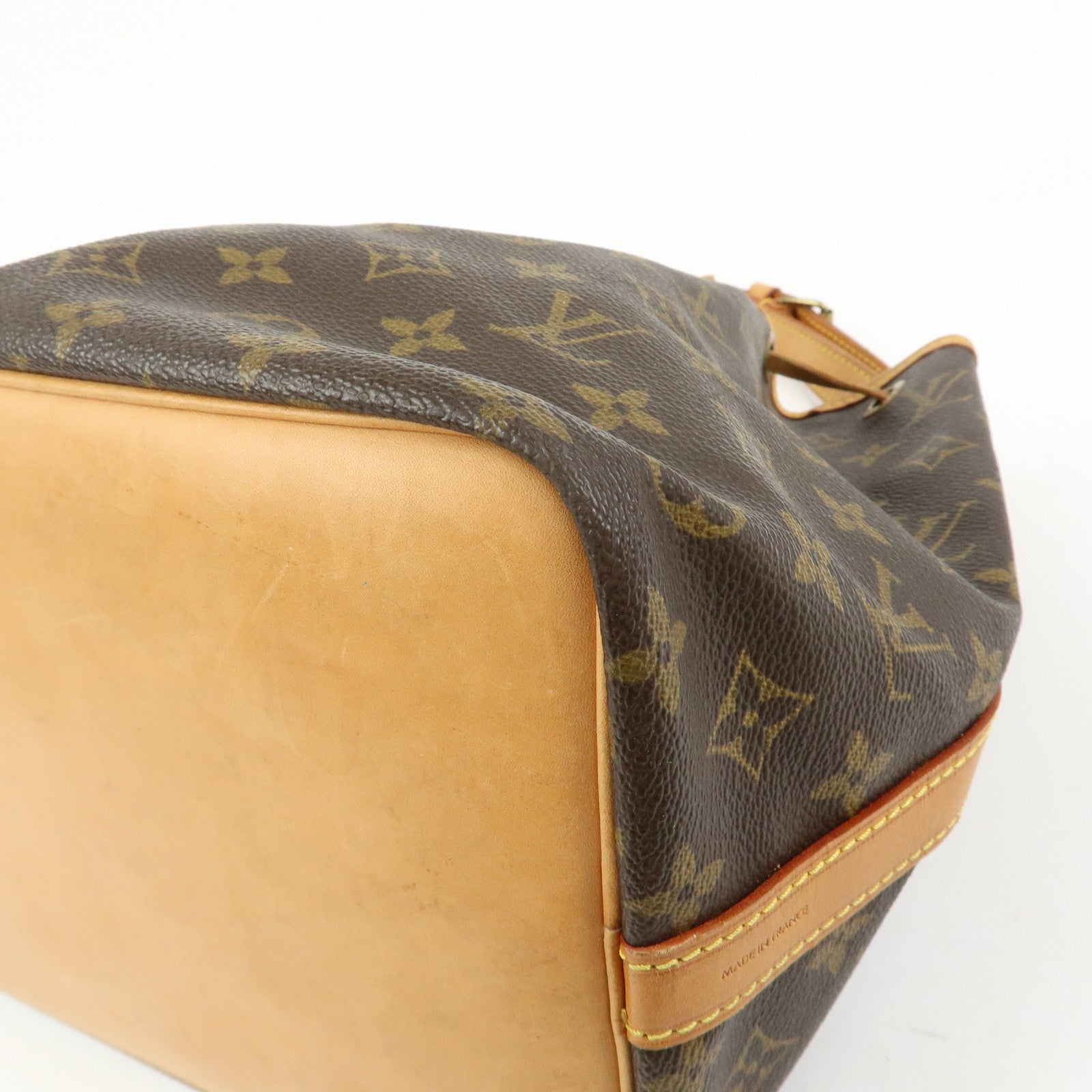 Louis Vuitton Monogram Petit Noe Shoulder Bag Brown M42226
