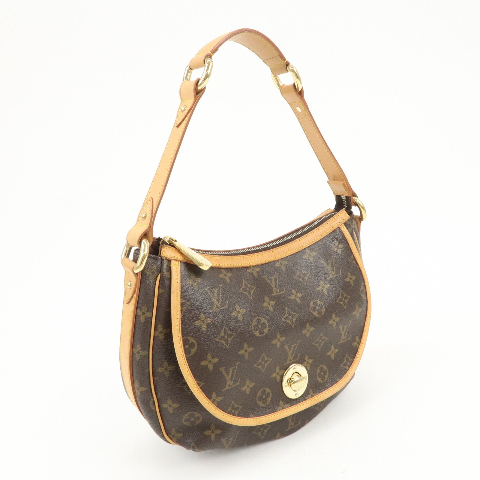 Louis Vuitton Monogram Tolum PM Shoulder Bag Hand Bag Brown M40076